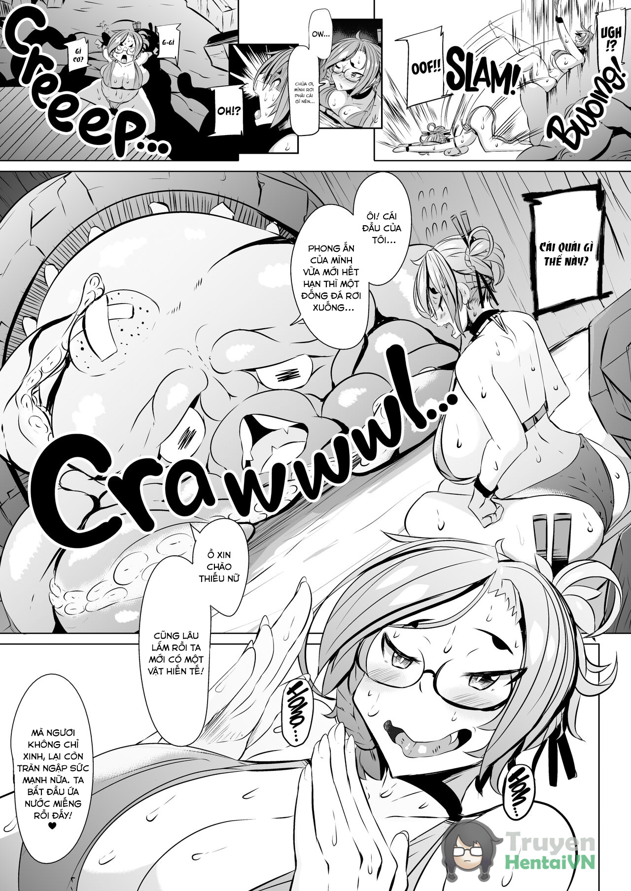 Đọc truyện hentai Thủy quái và em bò sữa ngực bự - oneshot