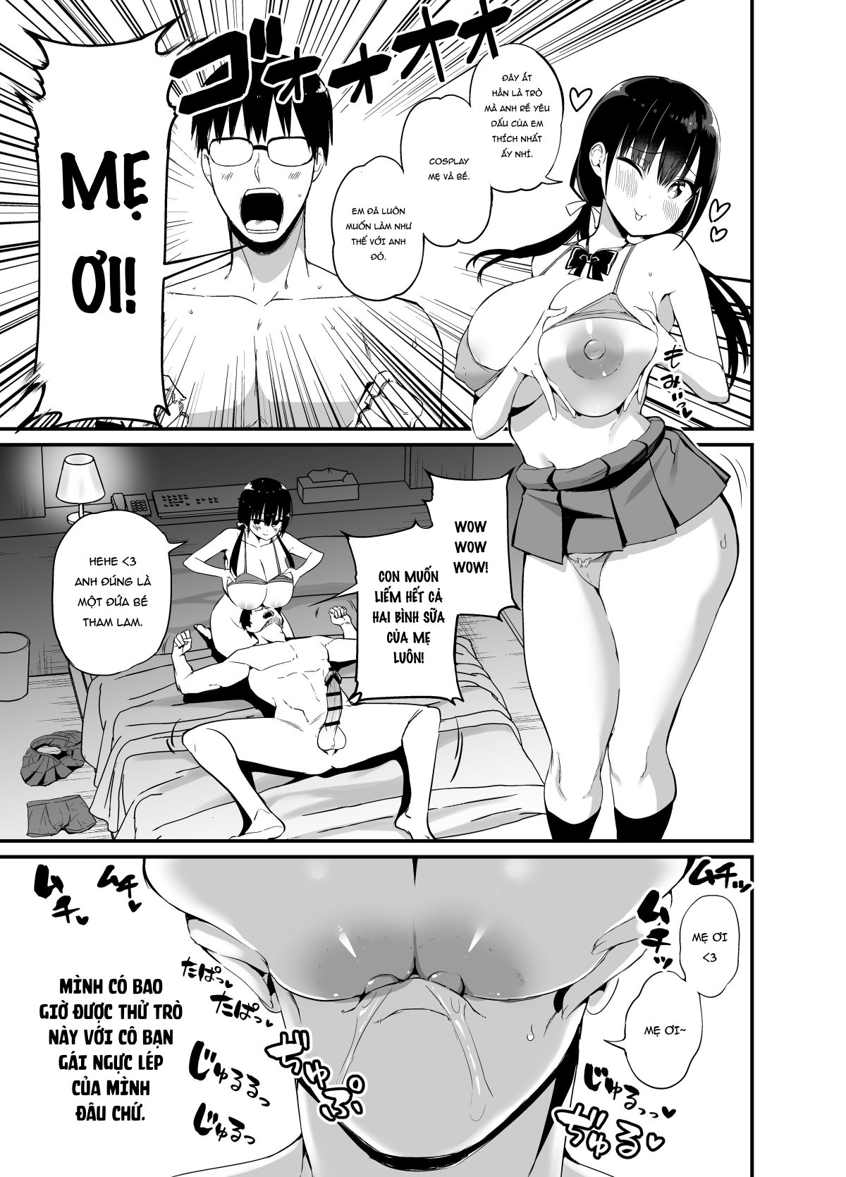 Đọc truyện hentai Em gái của cô ấy có bộ ngực lớn và là một học sinh ngịch ngợm 4 - Oneshot