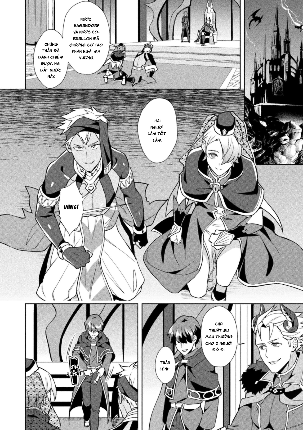 Đọc truyện hentai Kinju no Madousho Saishuu Hanashi Kinju de Yuusha no Nakama o Akuochi Sennou - Chap 1.