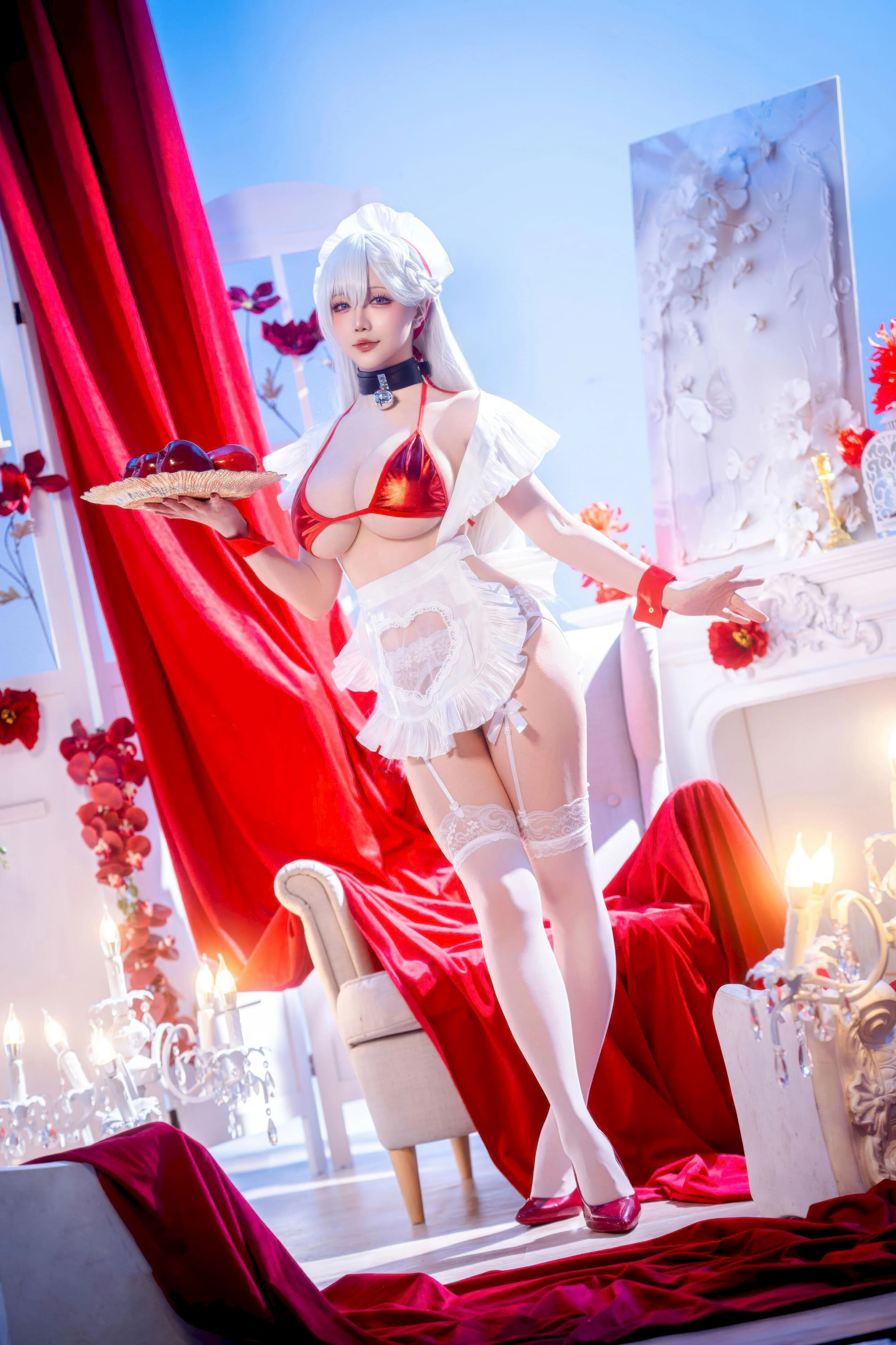 Đọc truyện hentai Tuyển tập Albums siêu phẩm Cosplay - Chap 1434 - Starry Night - (First Half) Azur Lane Belfast