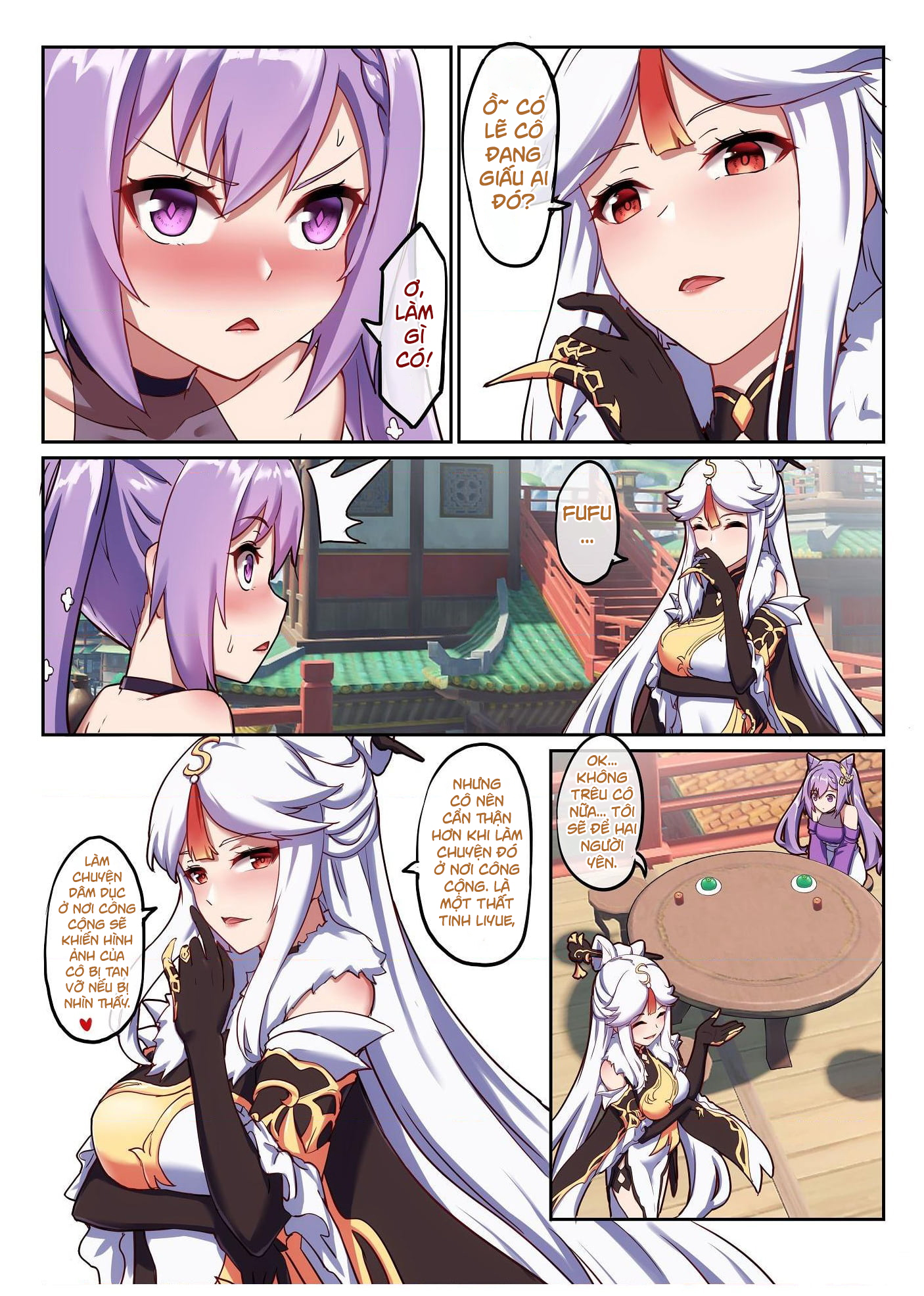 Đọc truyện hentai Keqing hẹn hò với Nhà Lữ Hành - Oneshot