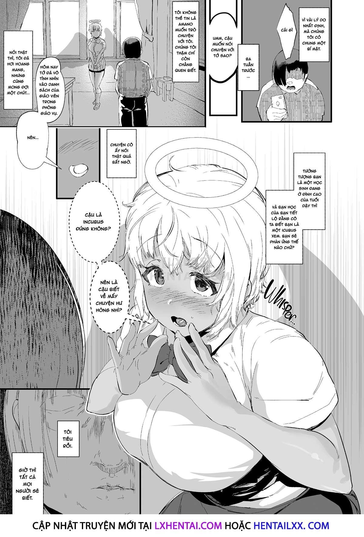 Đọc truyện hentai H Sugiru Tenshi wa Succubus to Miwake ga Tsukanai - Oneshot