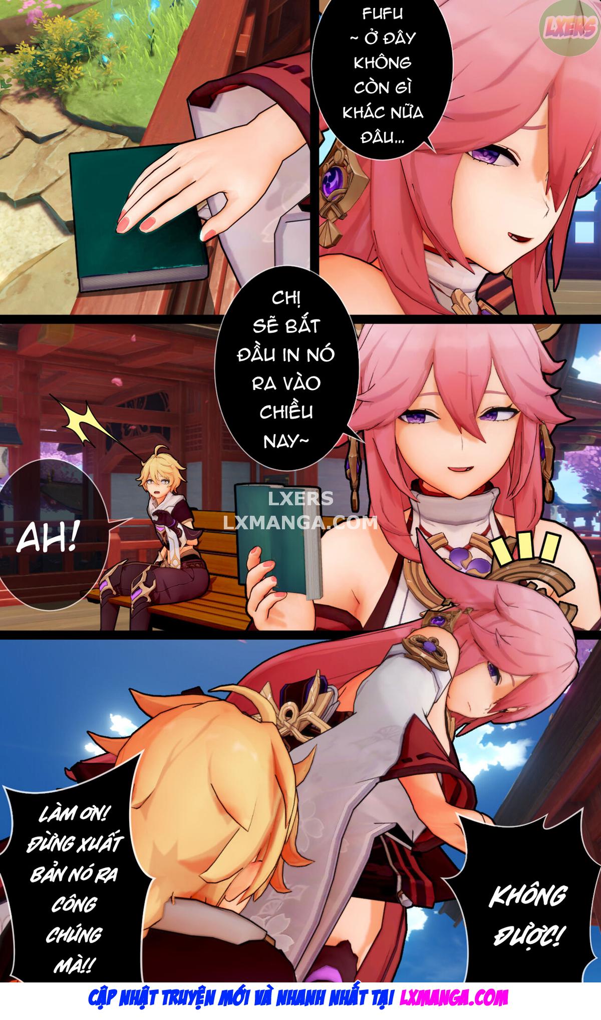 Đọc truyện hentai Vixen và con chó con của nó - Oneshot