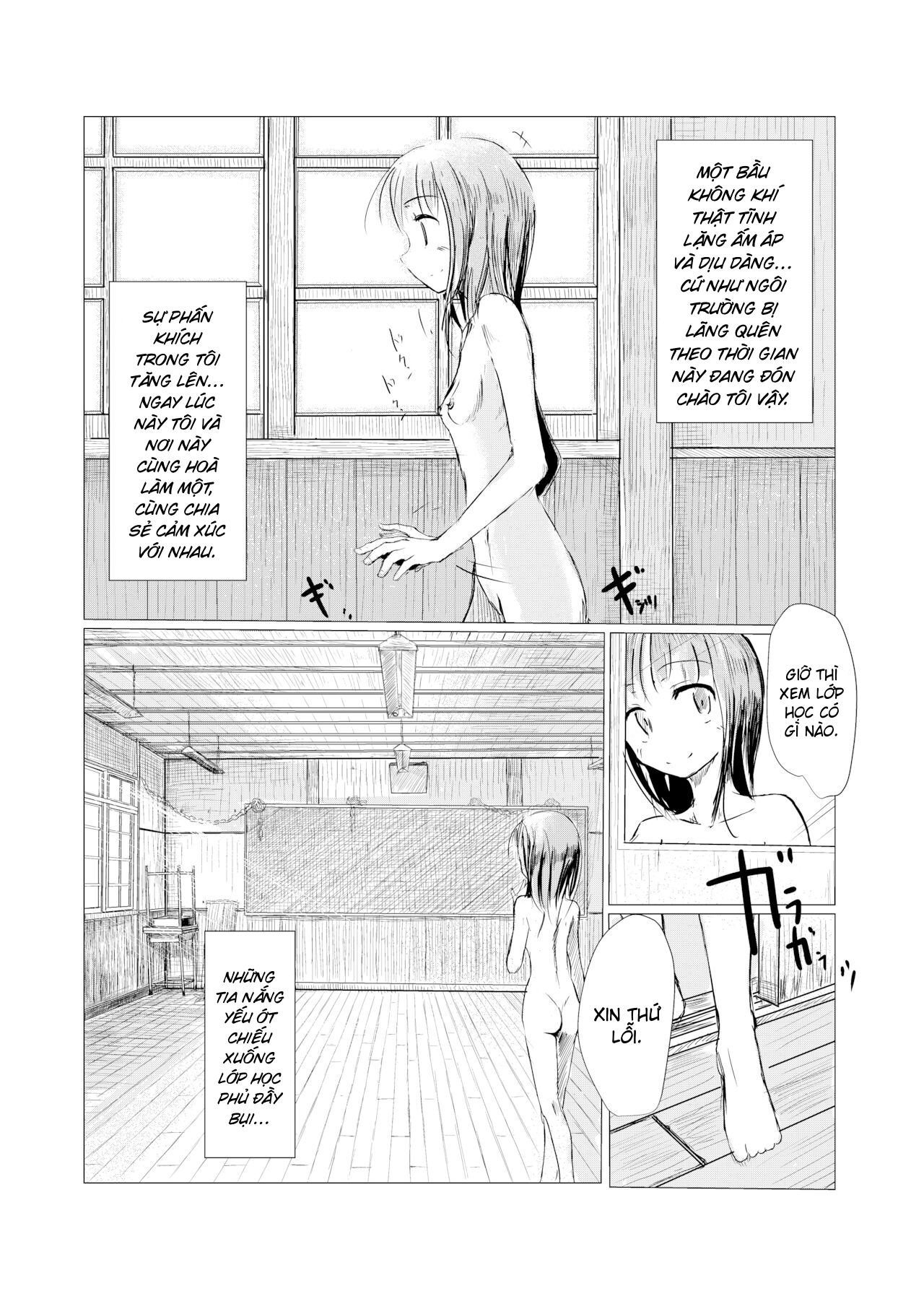 Đọc truyện hentai Cô gái và ngôi trường bị bỏ hoang - Chap 1