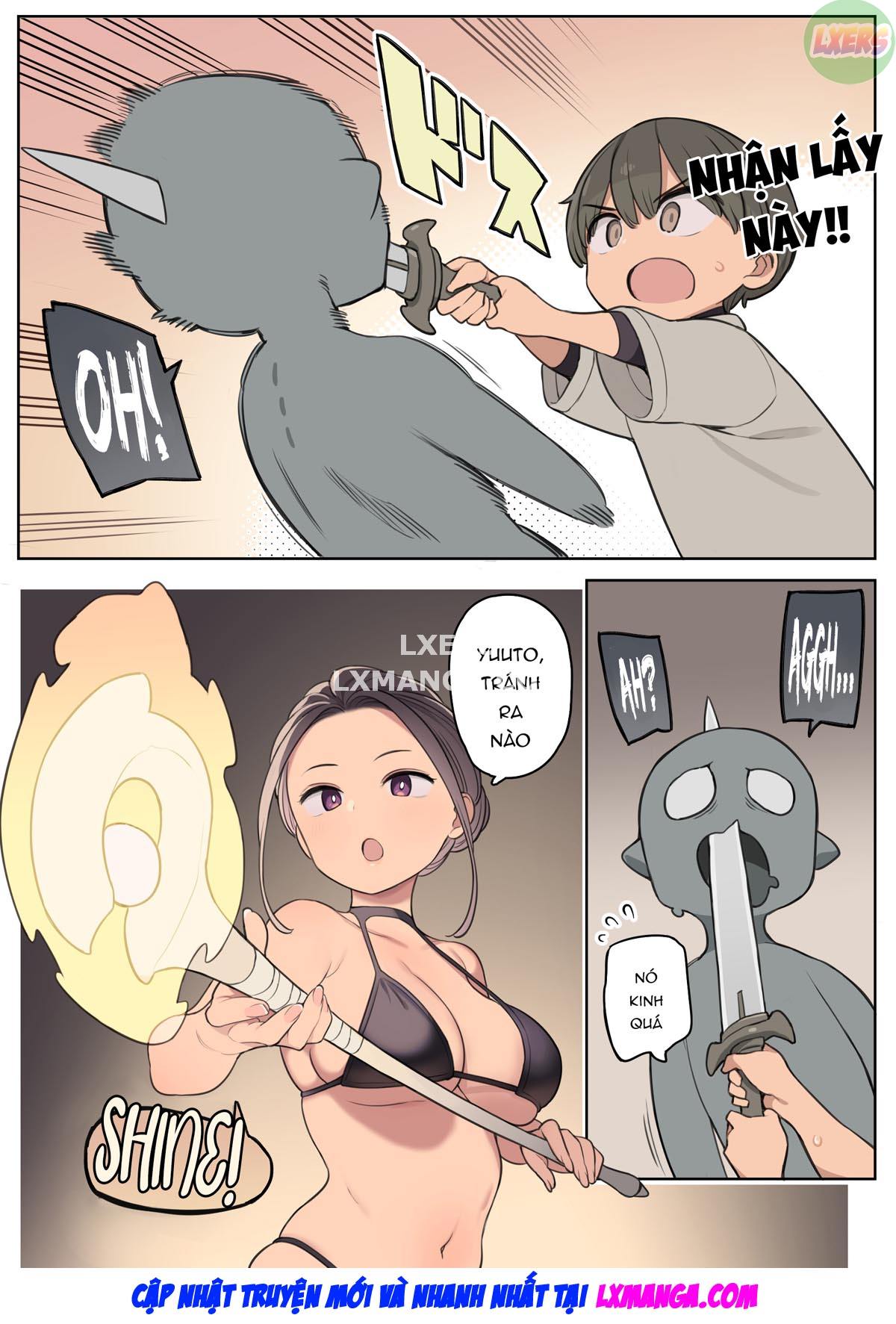 Đọc truyện hentai Phiêu lưu vào thế giới ảo gặp được bà chị ^^ - Oneshot