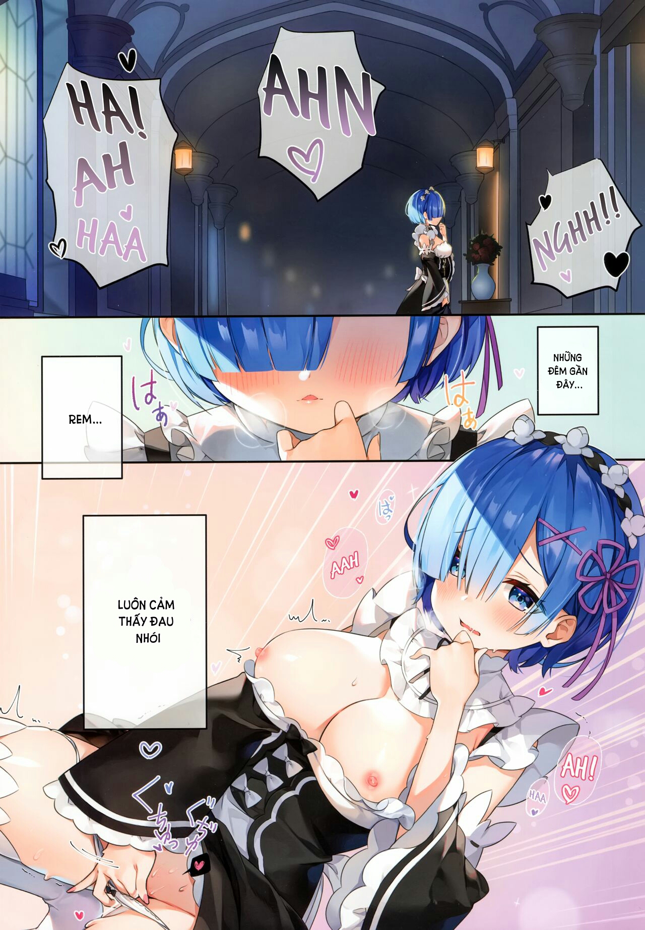 Đọc truyện hentai Rem wa Kyou Zettai Yaritai! (Re:Zero kara Hajimeru Isekai Seikatsu) - Oneshot