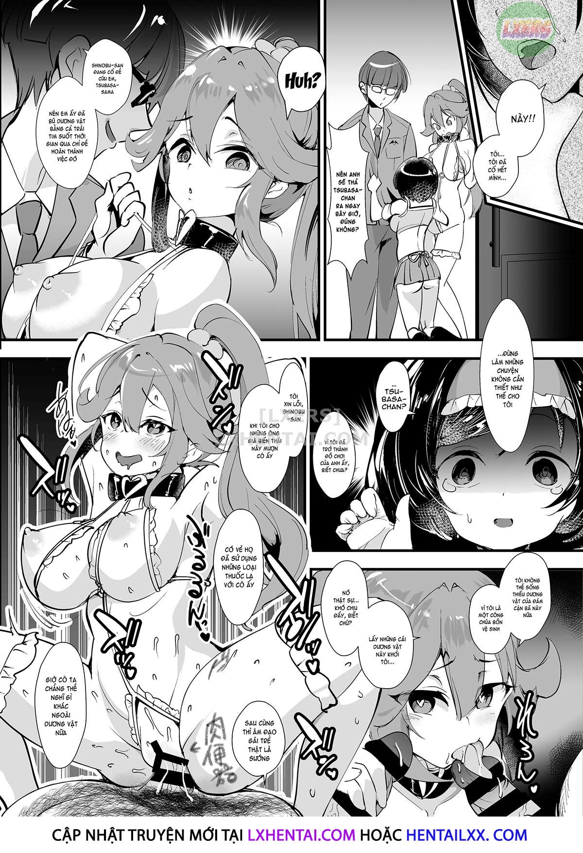 Đọc truyện hentai Fukushuu!! Tenraku Gakuen no Nikubin Hime!! - Chap 2