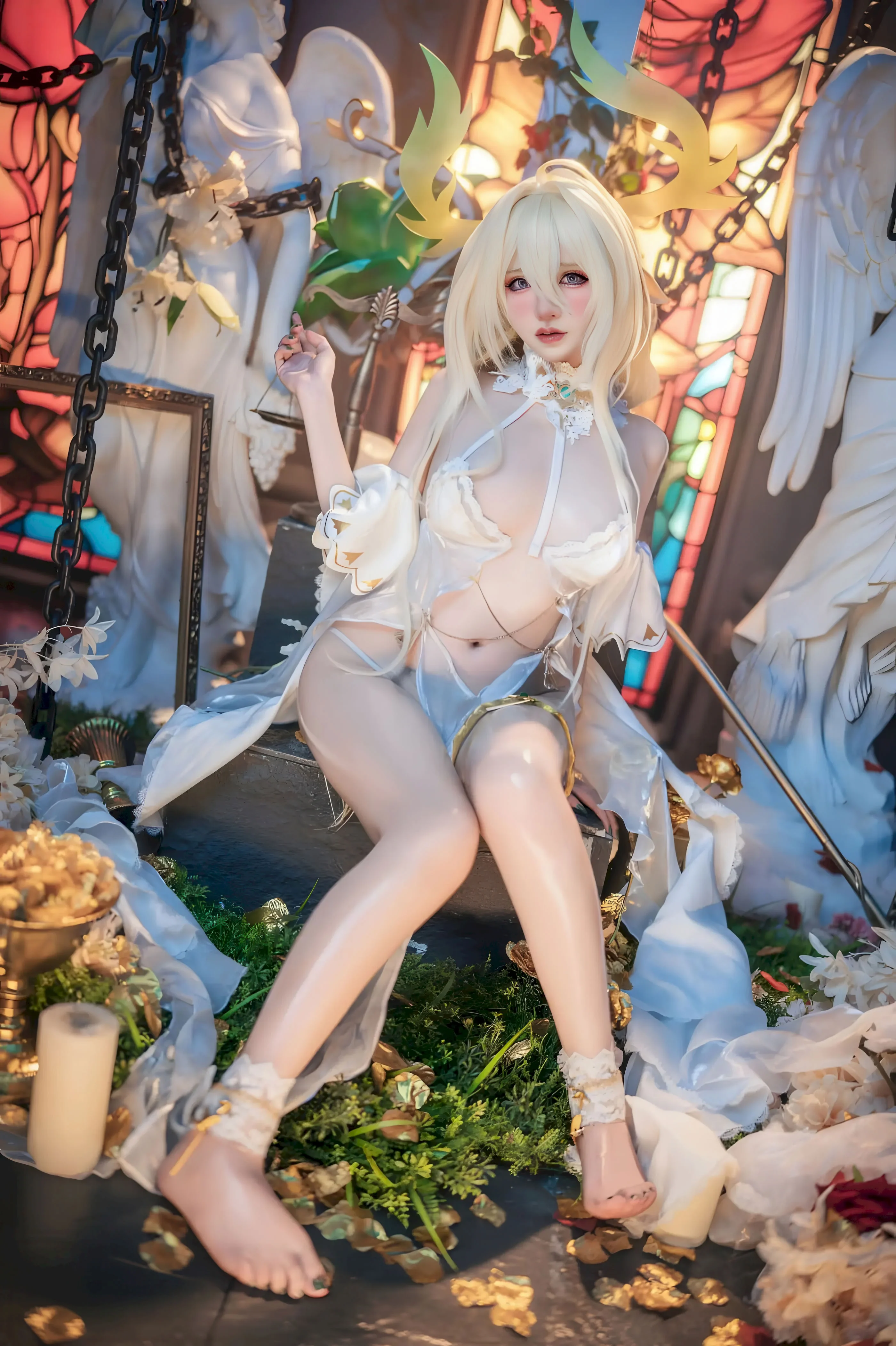 Đọc truyện hentai Tuyển tập Albums siêu phẩm Cosplay - Chap 1305 - Kaori - Golden Lion (Azur Lane)