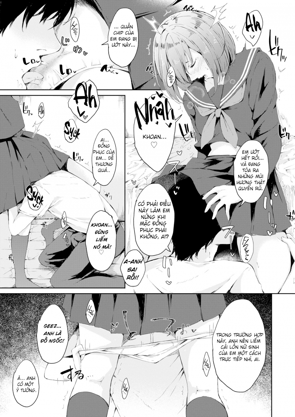 Đọc truyện hentai Chiến Lược Đồng Phục Thủy Thủ - Oneshot