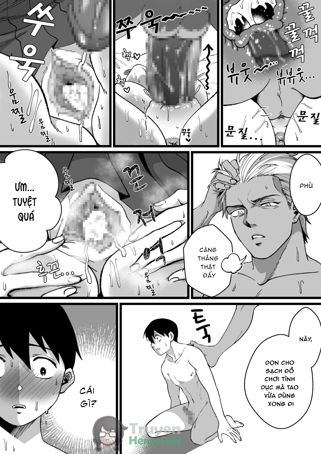 Đọc truyện hentai Boy tóc vàng cùng nữ sinh Hàn quốc - Oneshot