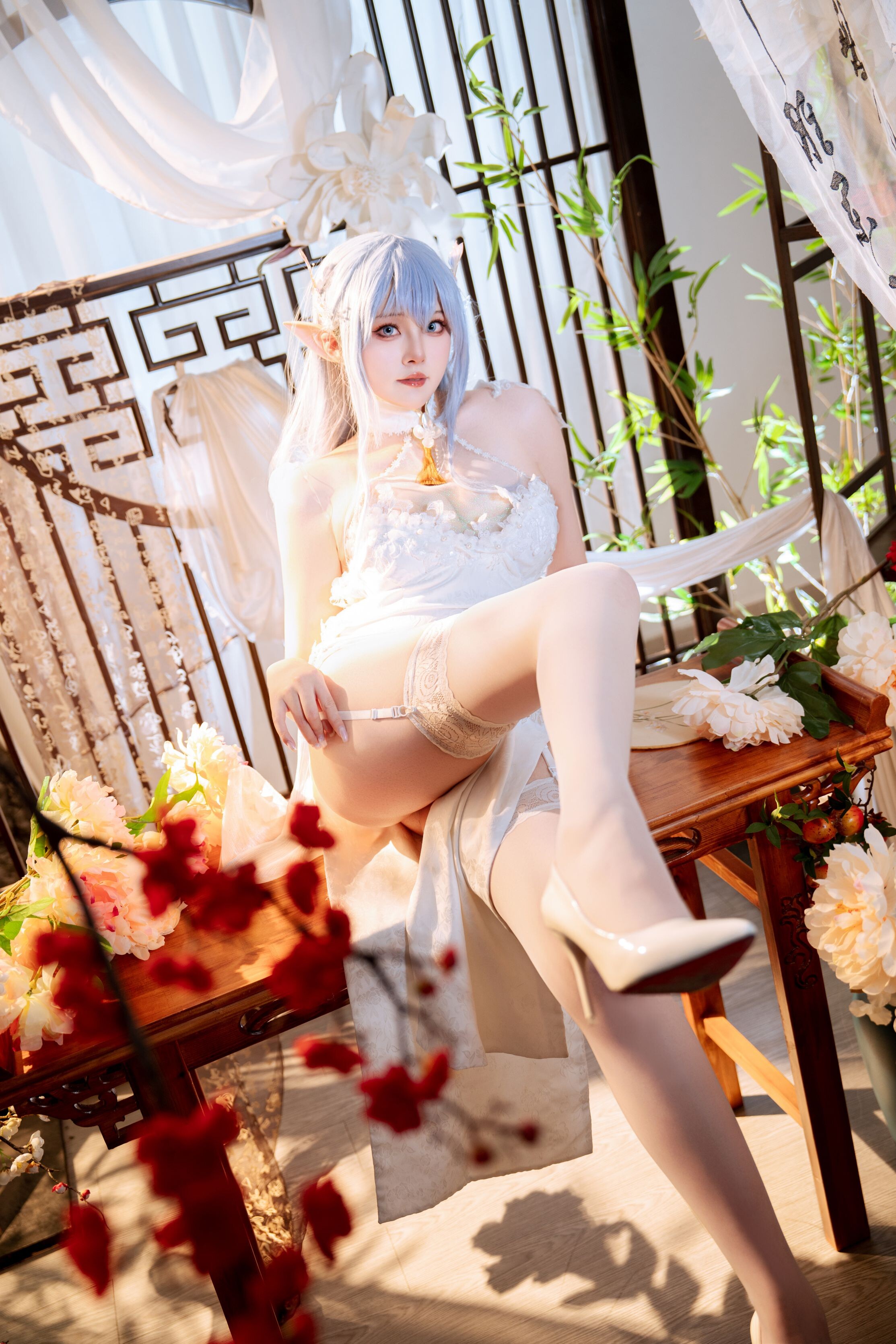 Đọc truyện hentai Tuyển tập Albums siêu phẩm Cosplay - Chap 978 - Natsuko - Azur Lane Albion Cheongsam