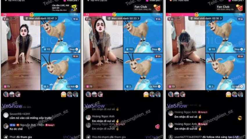 Thua kèo top tóp em gái dùng lồn gắp cây son và cái kết