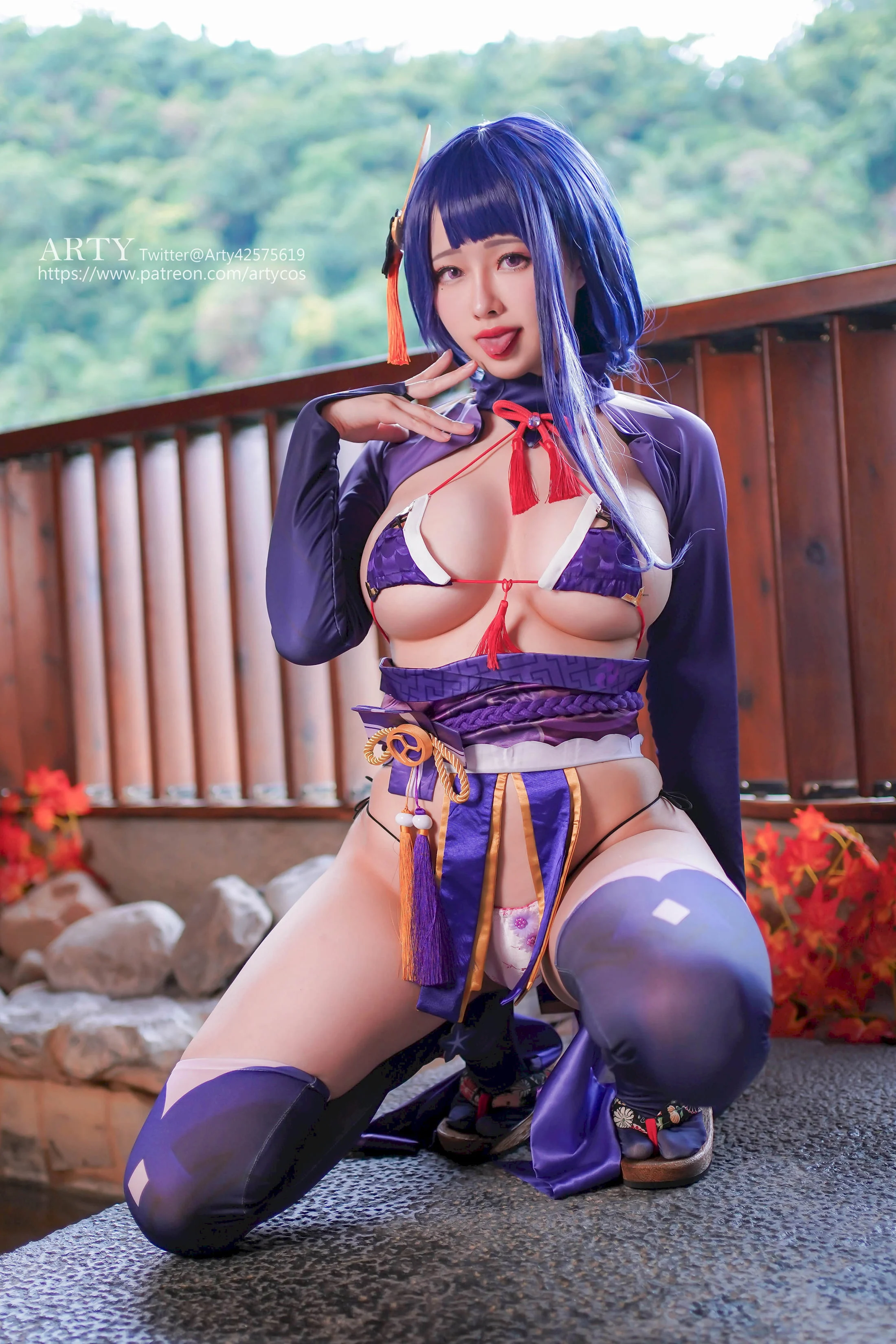 Đọc truyện hentai Tuyển tập Albums siêu phẩm Cosplay - Chap 668 - Arty Huang - Genshin Raiden Shogun
