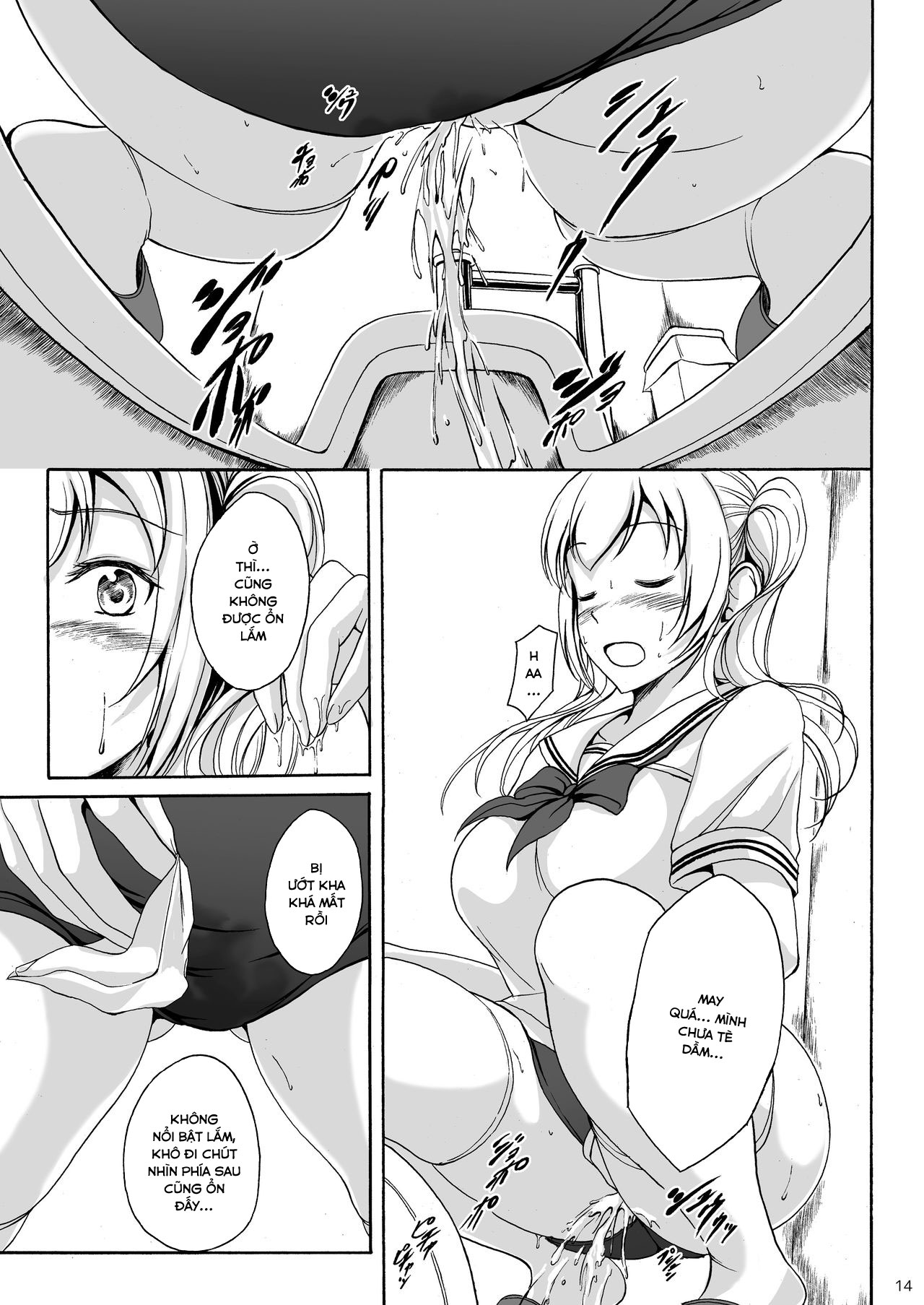 Đọc truyện hentai Hainyou Shoujo Hinako no Oshikko Biyori - Oneshot