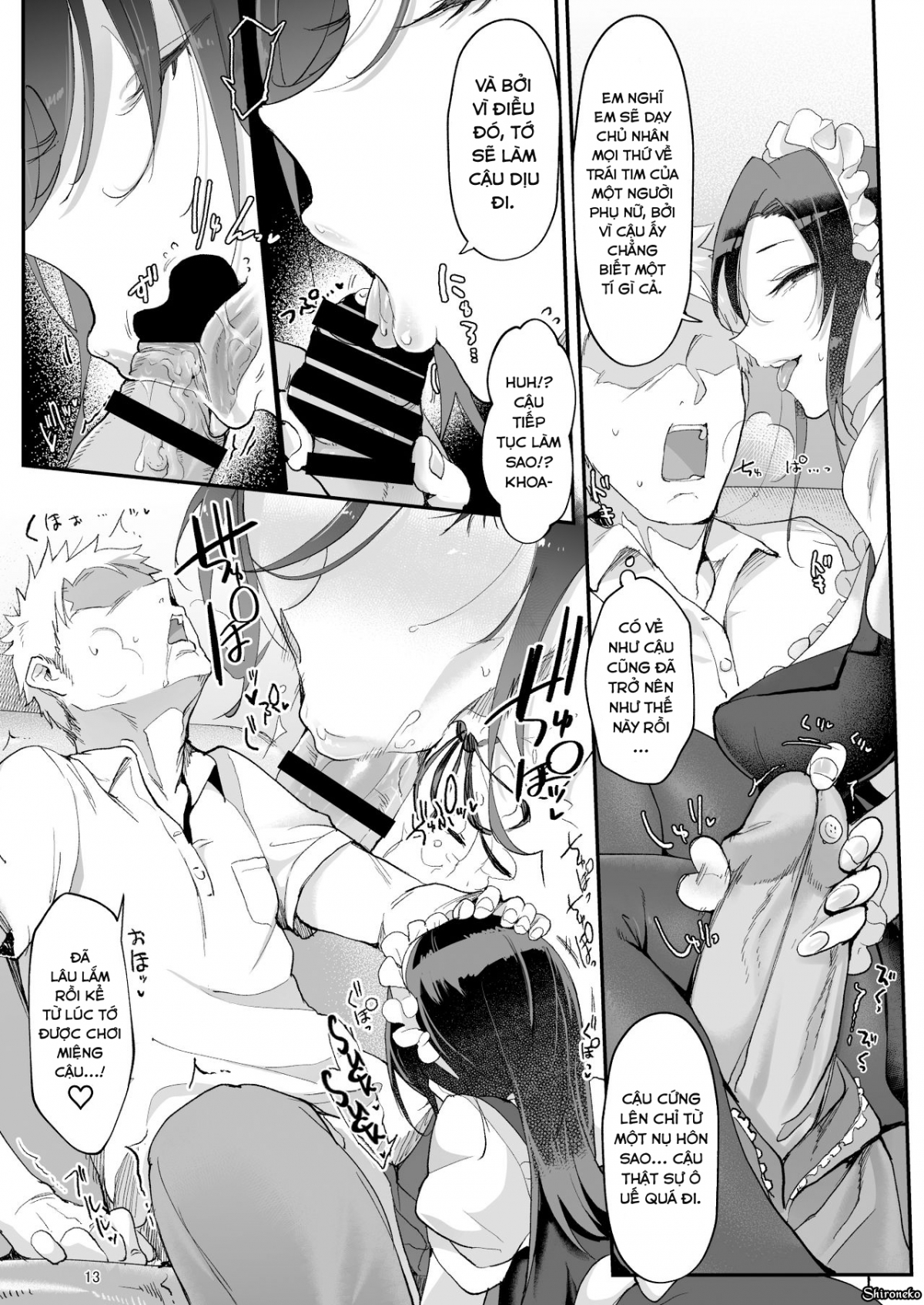 Đọc truyện hentai Mesudachi The Series - Chap 4 - Mesu Dachi Four Itome no Deka Onna Senpai