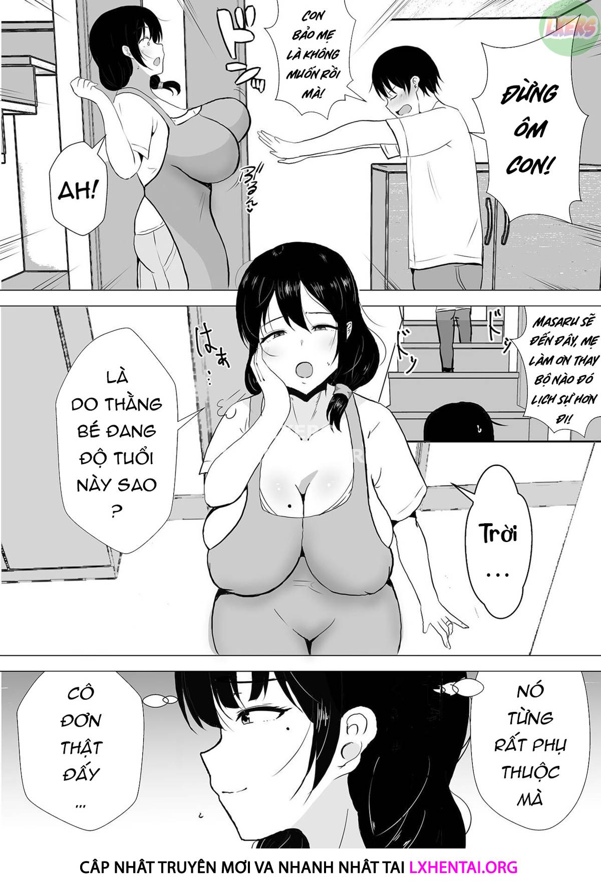 Đọc truyện hentai Người mẹ yêu quý của tôi, cô bạn gái ngốc nghếch của tôi - Chap 1