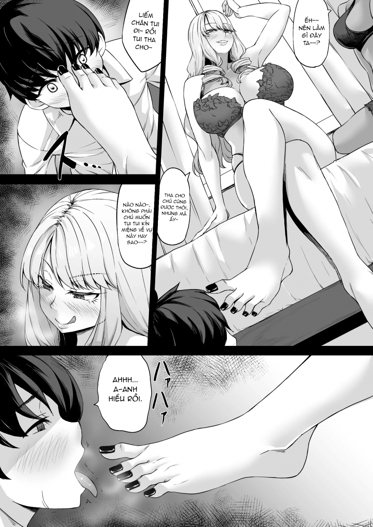Đọc truyện hentai Từ nô lệ trong công ty trở thành thú cưng cho các en Gyaru - Haihondaikho