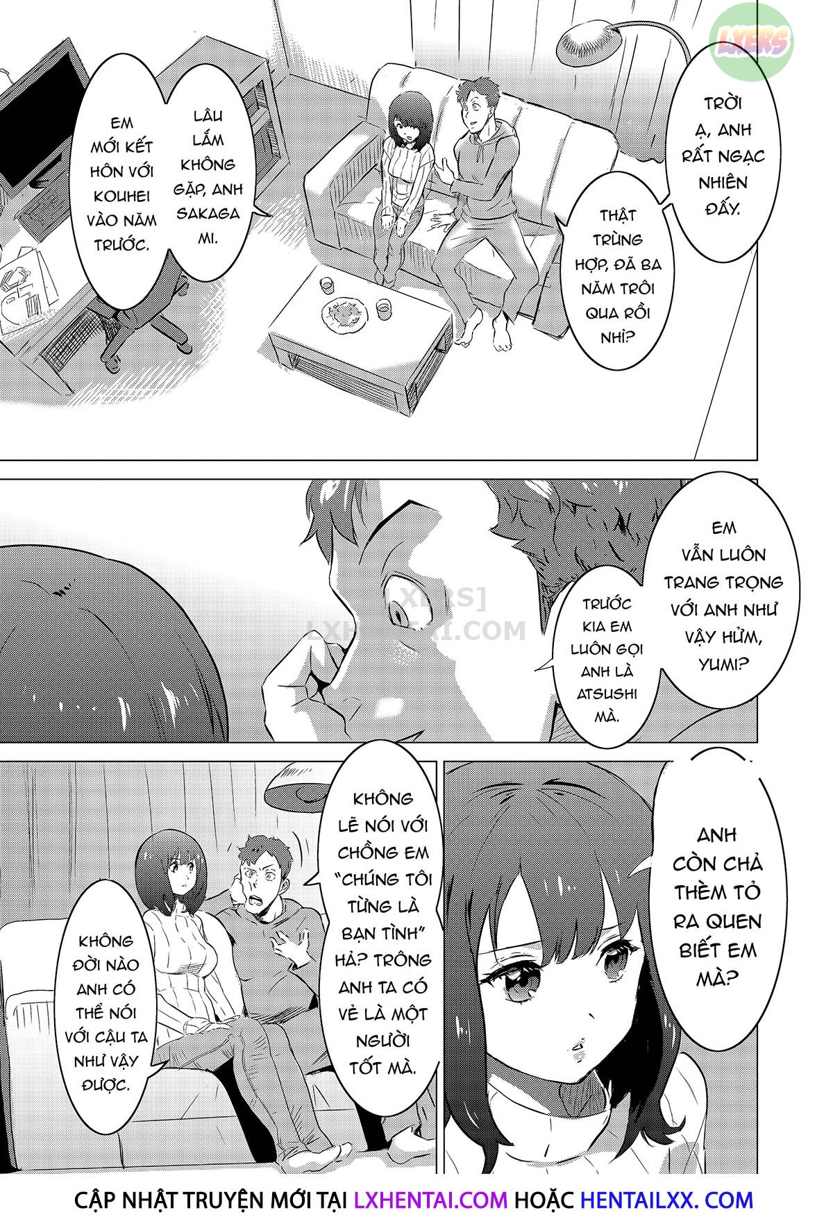 Đọc truyện hentai My Wife Would Never Moan Like in the Unrealistic Porn My Neighbor Watches - Chap 1