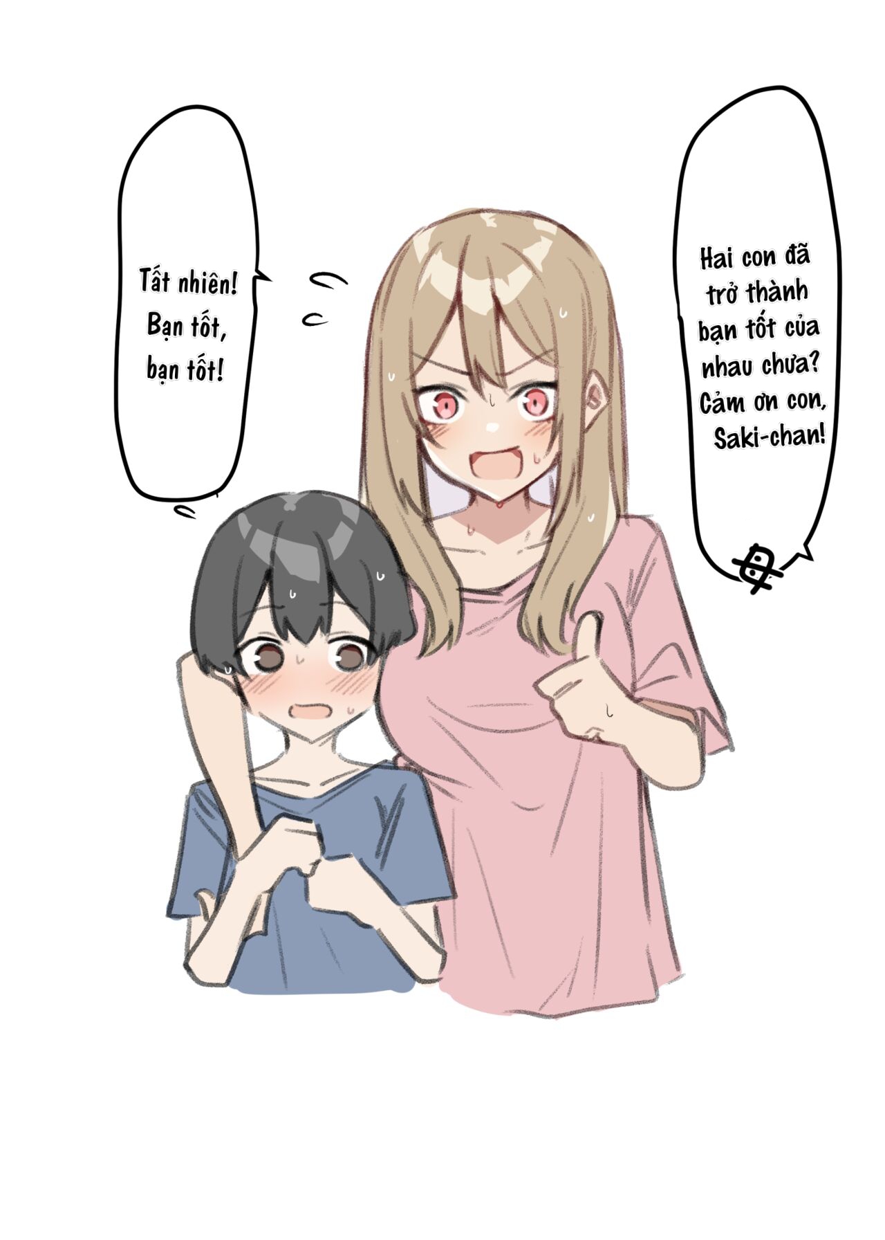 Đọc truyện hentai Saki-chan cùng cậu em trai shota - Chap 1