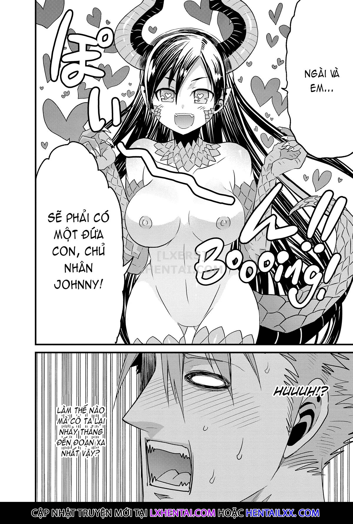 Đọc truyện hentai Monster Girls With a Need for Seed - Chap 3 - A Dragons Debt