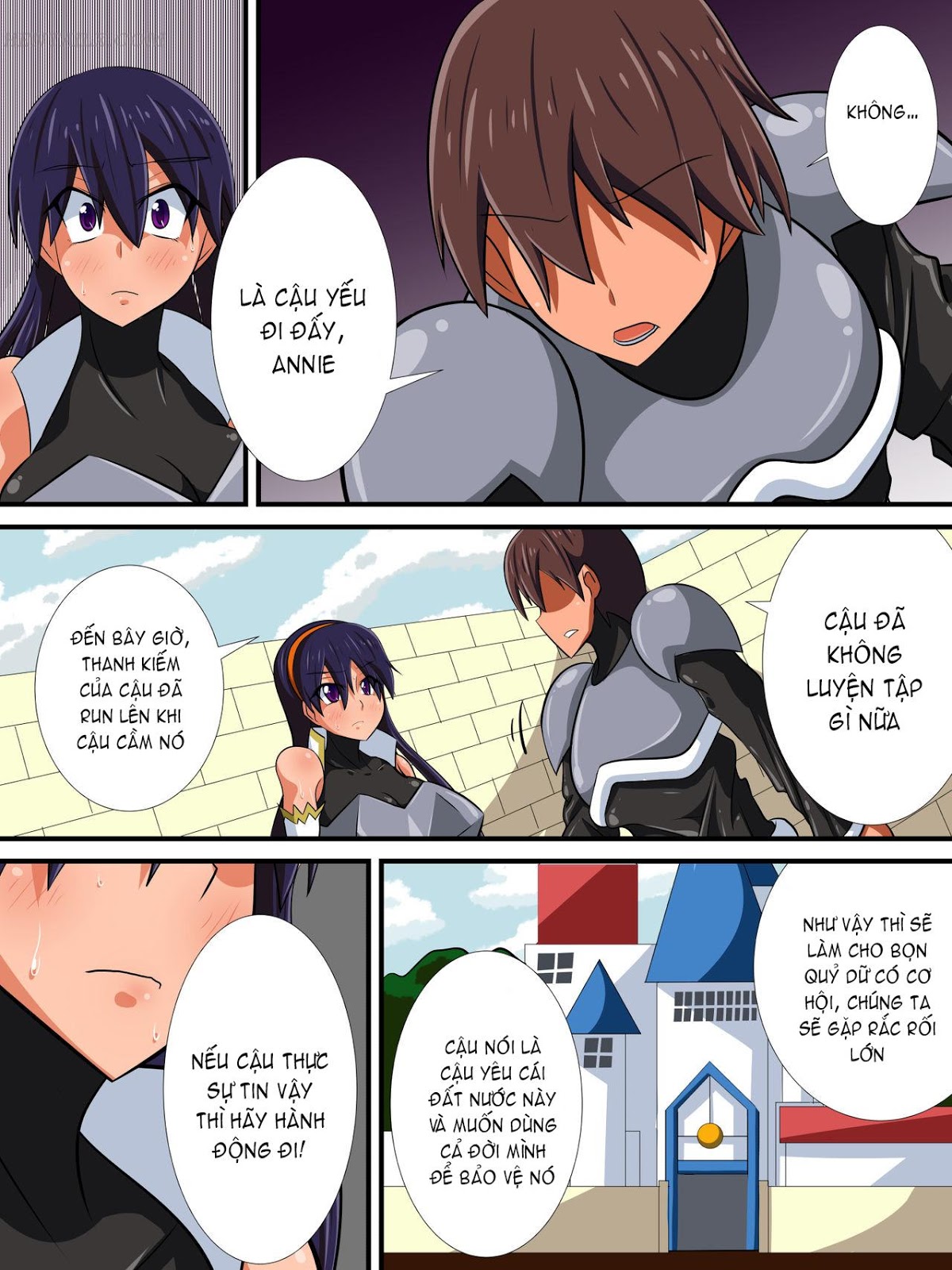 Đọc truyện hentai Osananajimi no Onna Kishi ga Oujo ni Naru Made Zenpen - Chap 2 - [END]