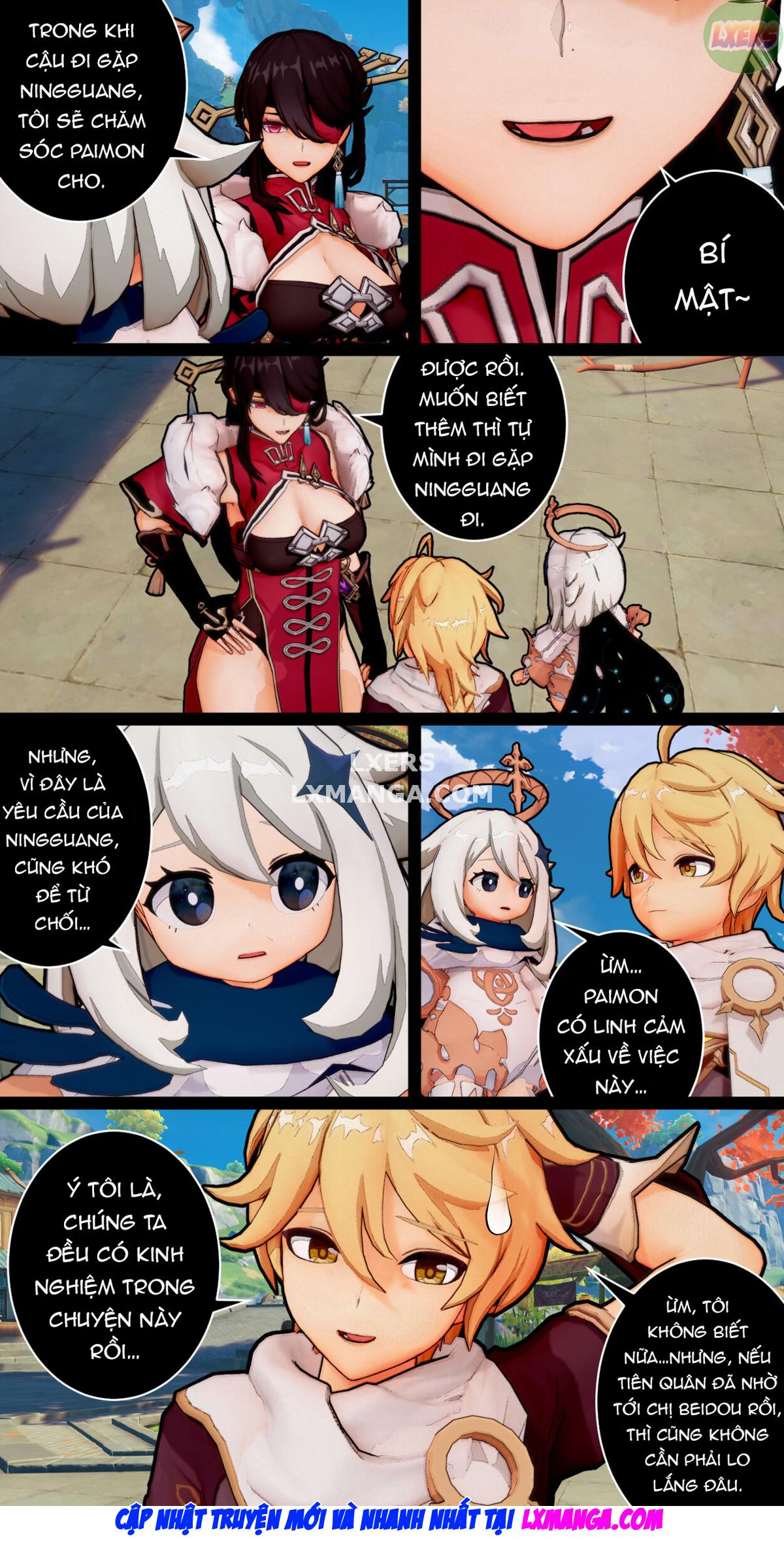 Đọc truyện hentai Lời tri ân đặc biệt của Ningguang - Oneshot