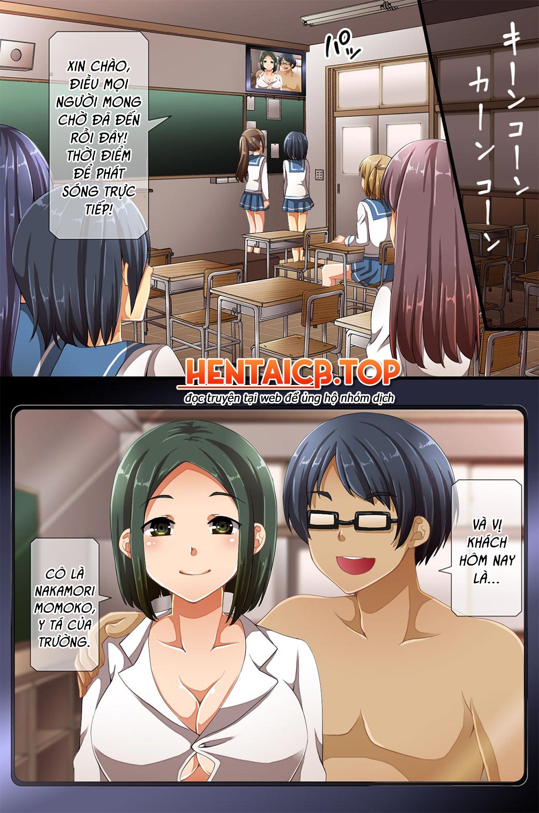 Đọc truyện hentai Thống trị cả ngôi trường - Mọi người đều bị thôi miên - Chap 3B