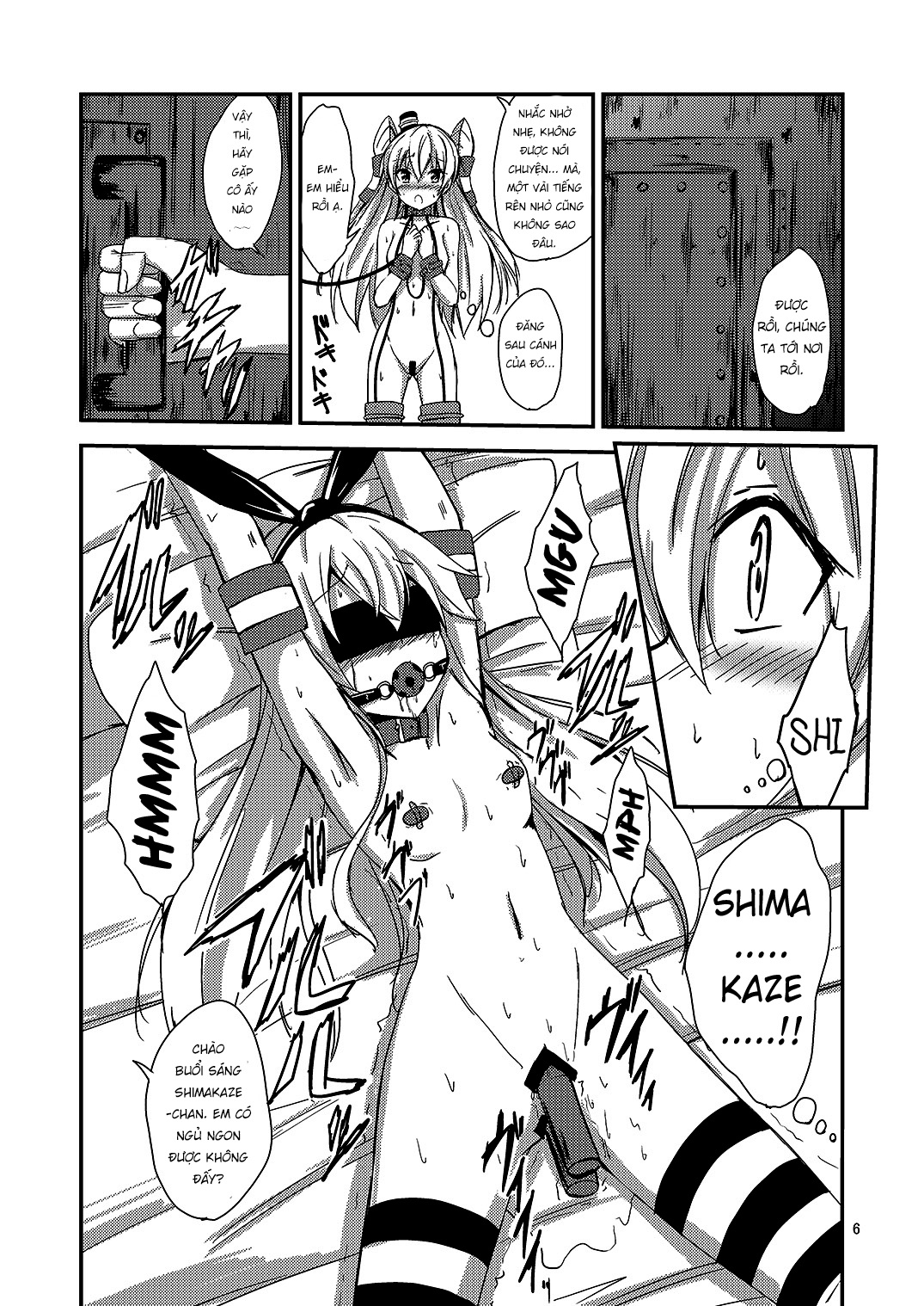 Đọc truyện hentai Kuubo Wo-Kyuu-chan no Amatsukaze Yuri Dorei Choukyou - Oneshot