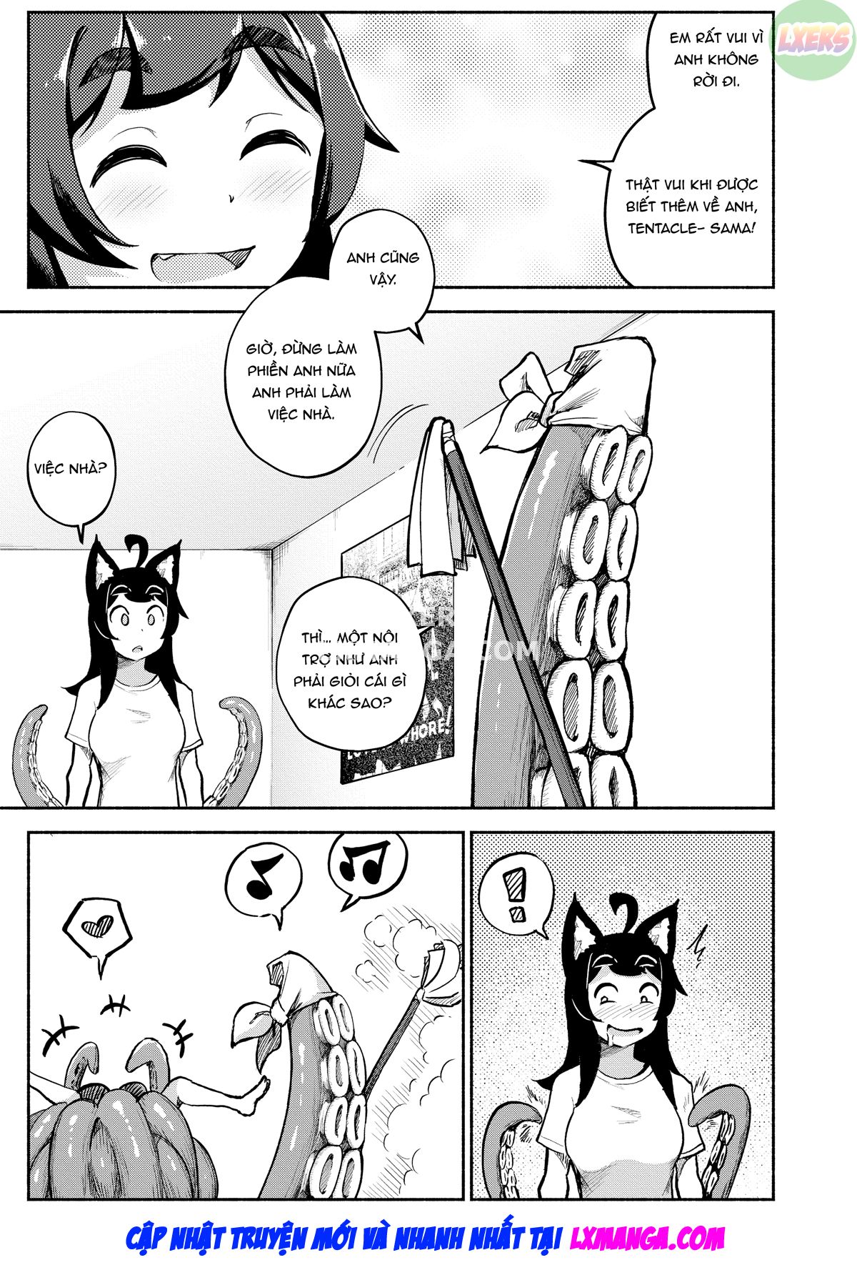 Đọc truyện hentai Người hầu của tôi là quái vật xúc tu - Chap 4 - [END]