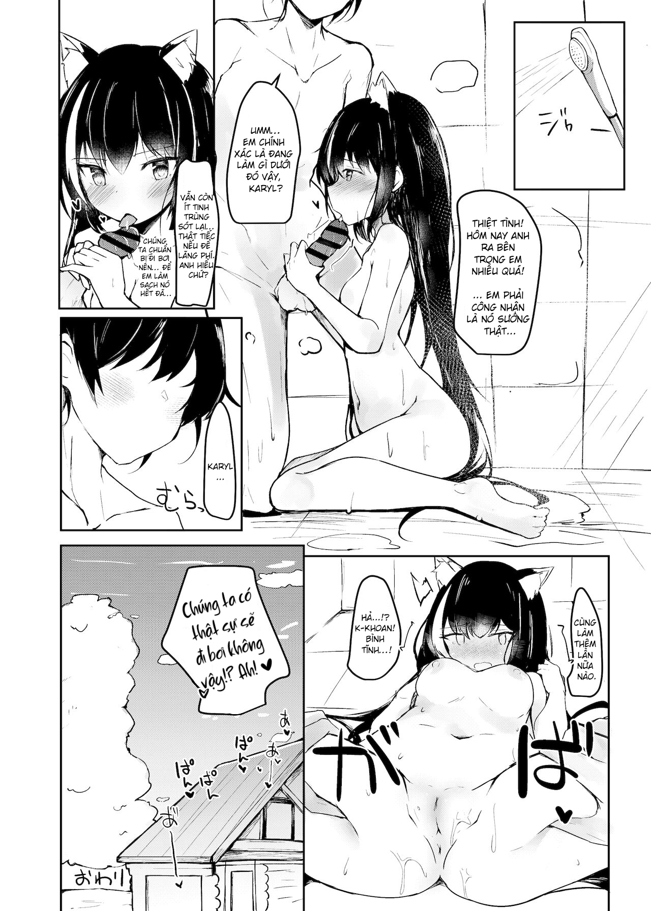 Đọc truyện hentai Deredere Kyaru-chan to Mizugi de Ecchi - Oneshot