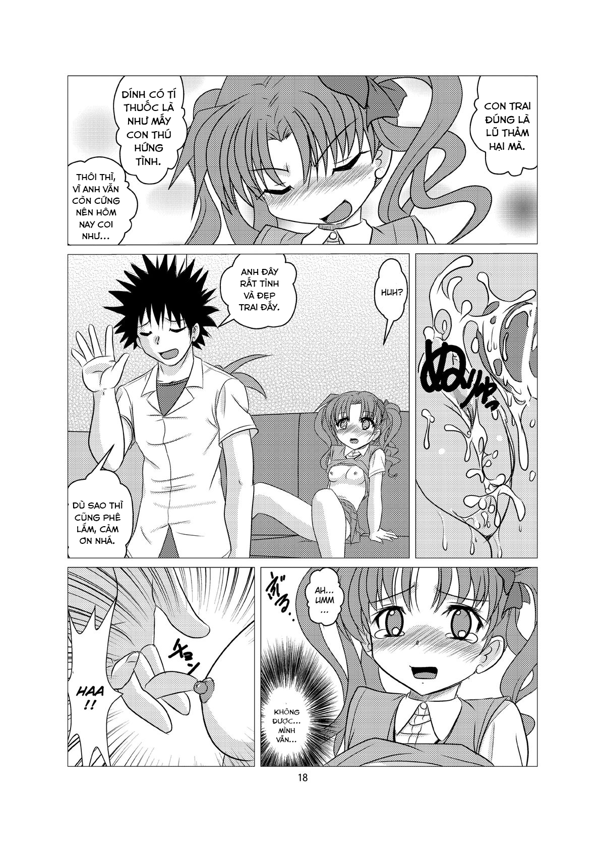 Đọc truyện hentai Love Poison (Toaru Kagaku no Railgun) - Oneshot