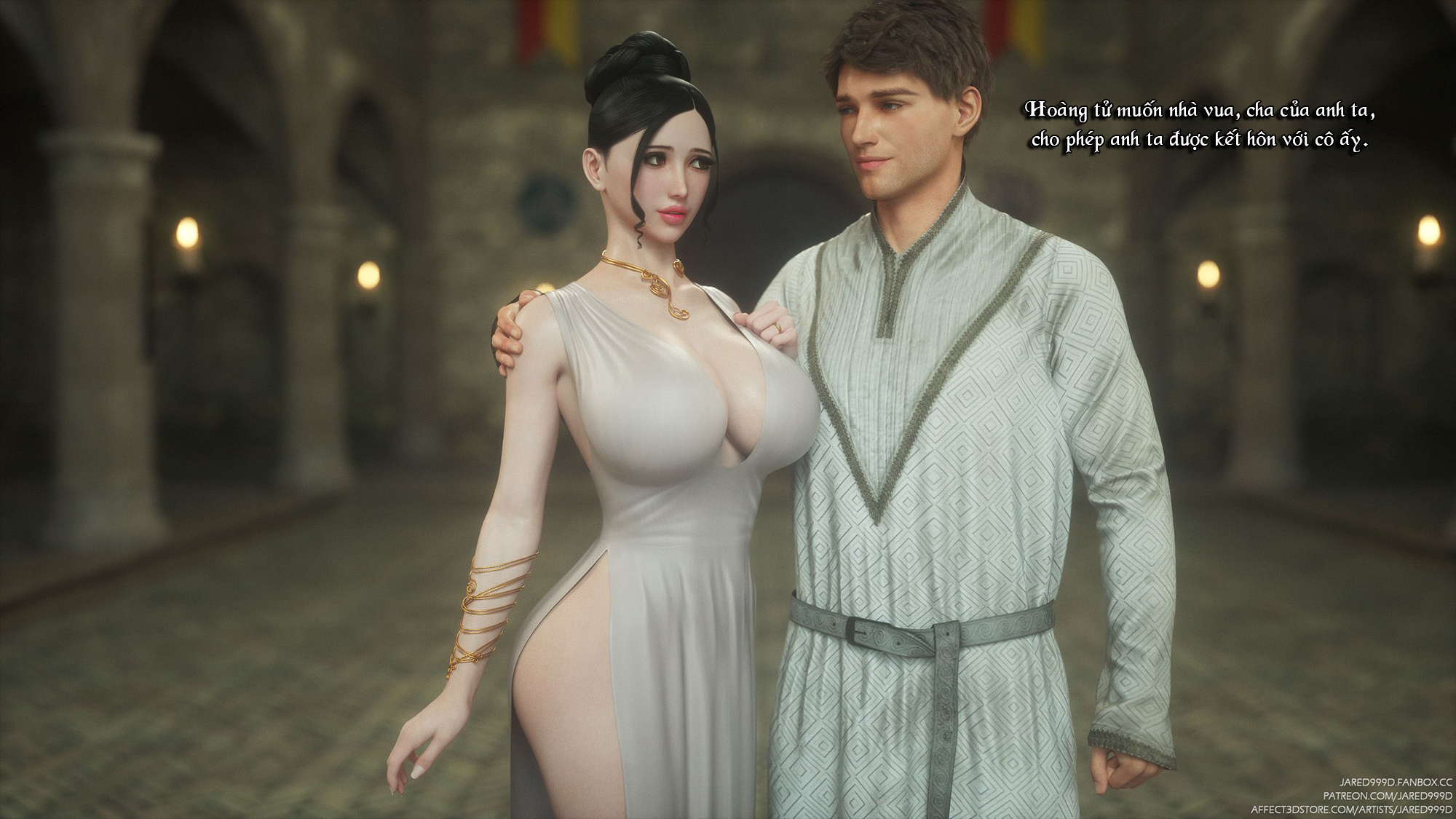 Đọc truyện hentai Fallen Lady - Vol 1 - Chap 3: Em phải là hoàng hậu của ta.