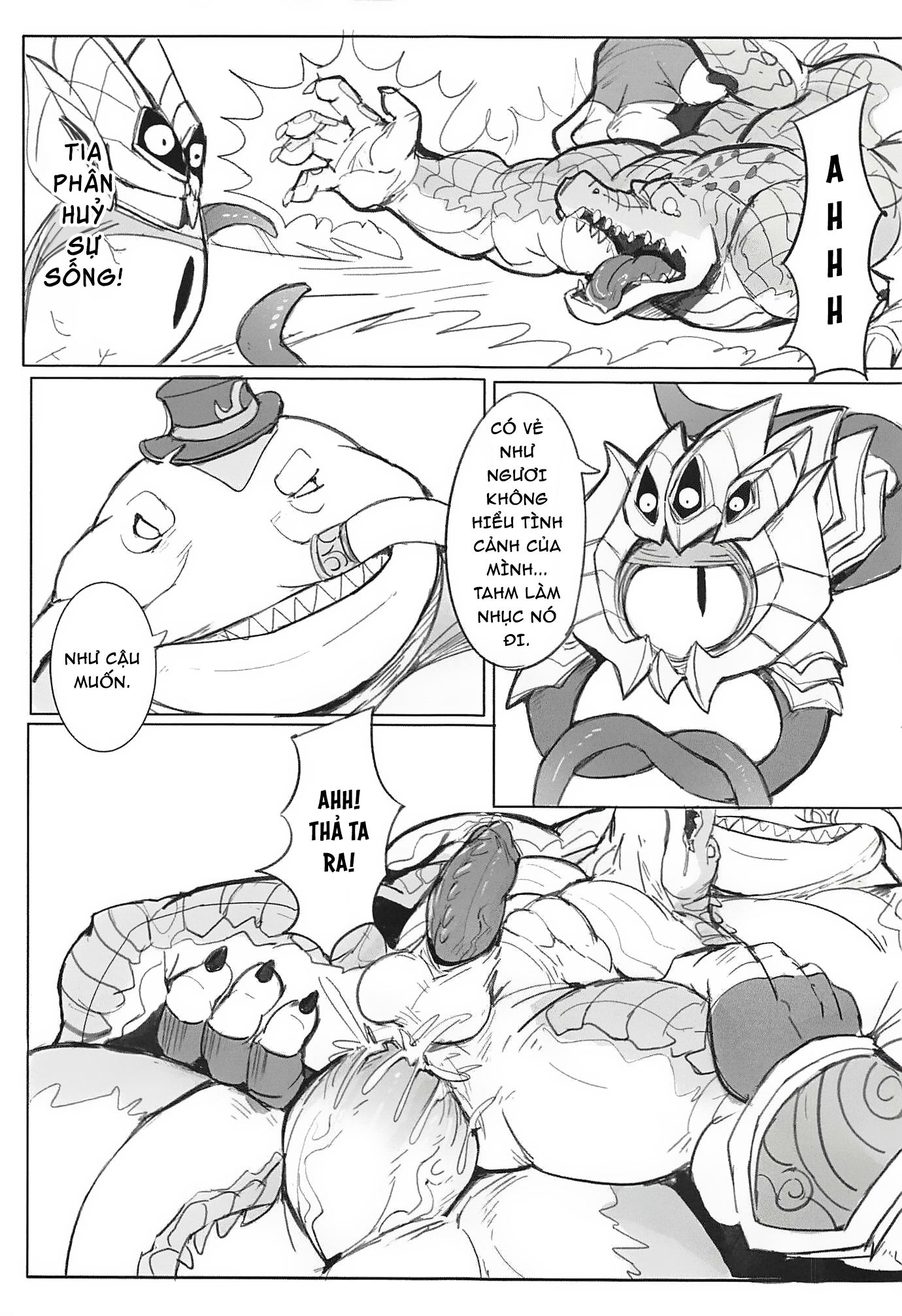 Đọc truyện hentai Đường cùng của kẻ săn mồi 2 - Hổ báo và cái kết