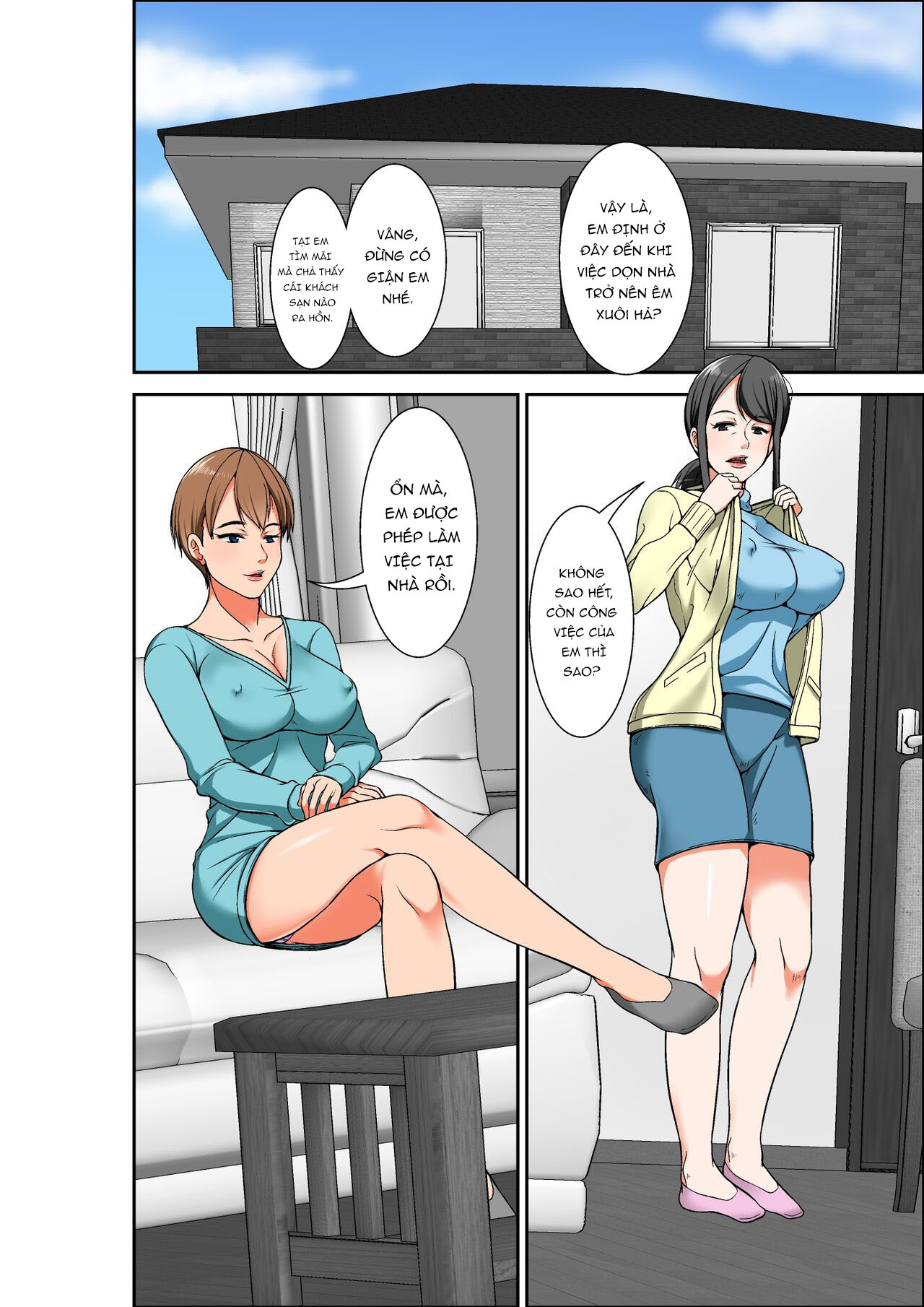 Đọc truyện hentai Tôi trả tiền để làm tình với mẹ, nhưng thay vào đó là bà dì siêu nhạy cảm. - Chap:1.1