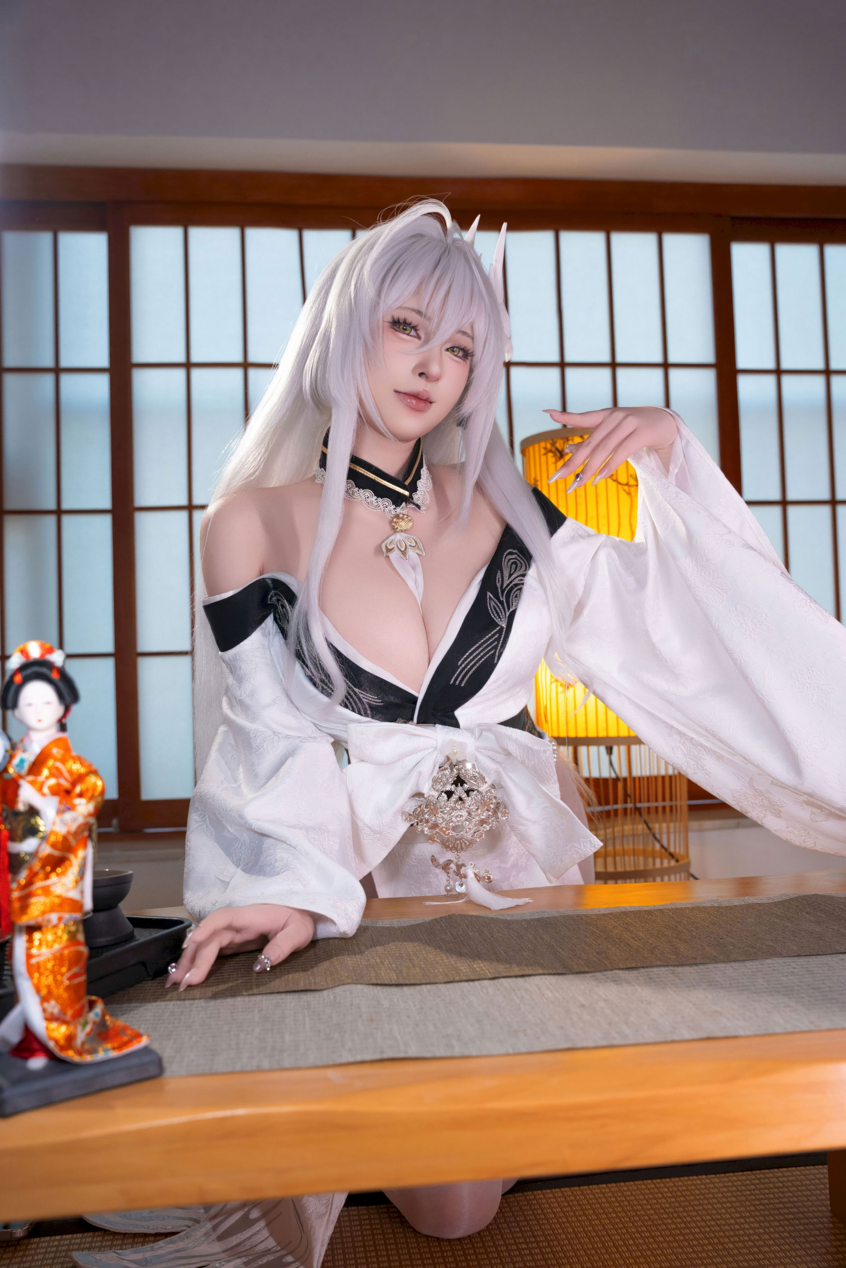 Đọc truyện hentai Tuyển tập Albums siêu phẩm Cosplay - Chap 1429 - Yuno Shimizu - Azur Lane Hakuhou Kimono