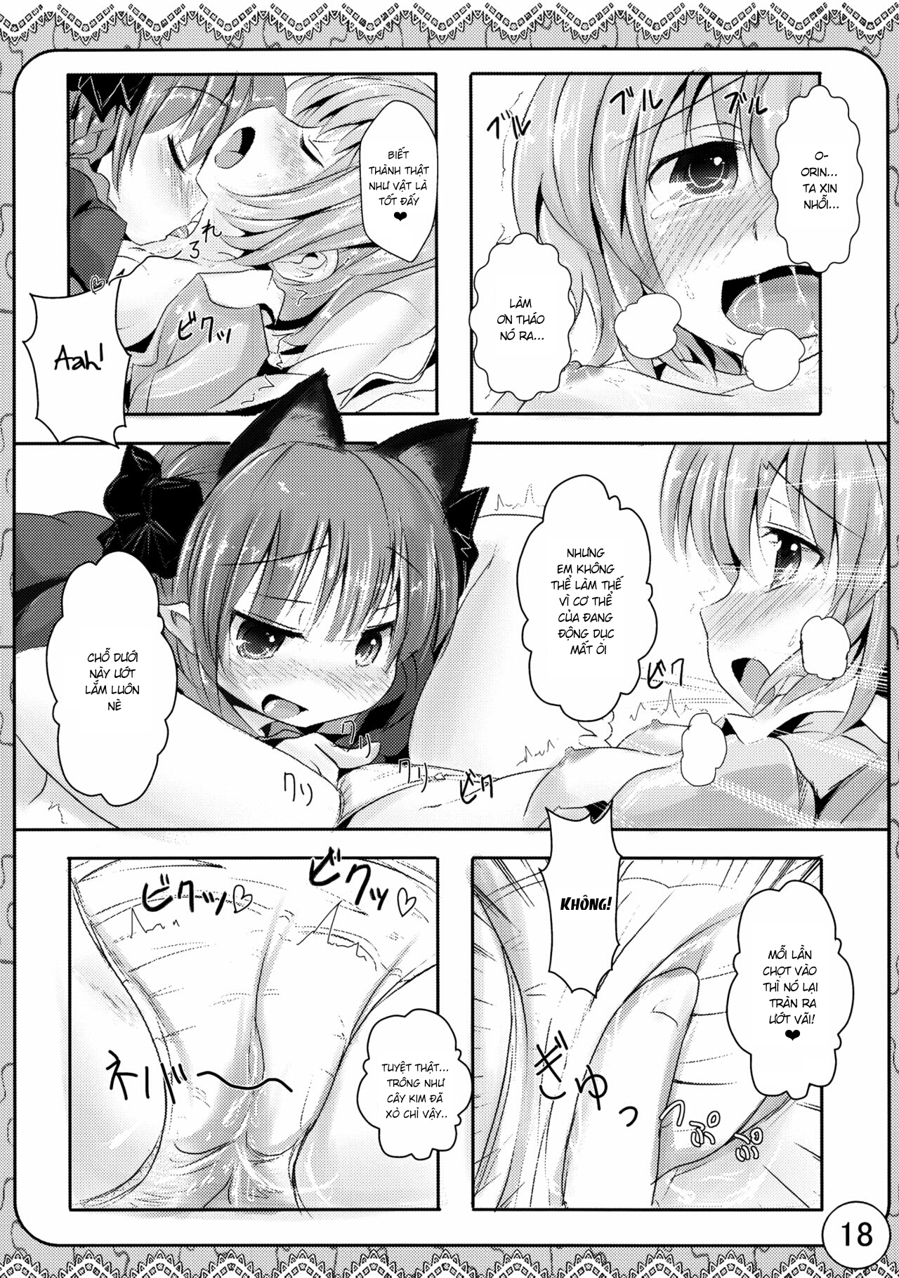 Đọc truyện hentai Ecchi-na Nekomimi (Touhou Project) - Oneshot
