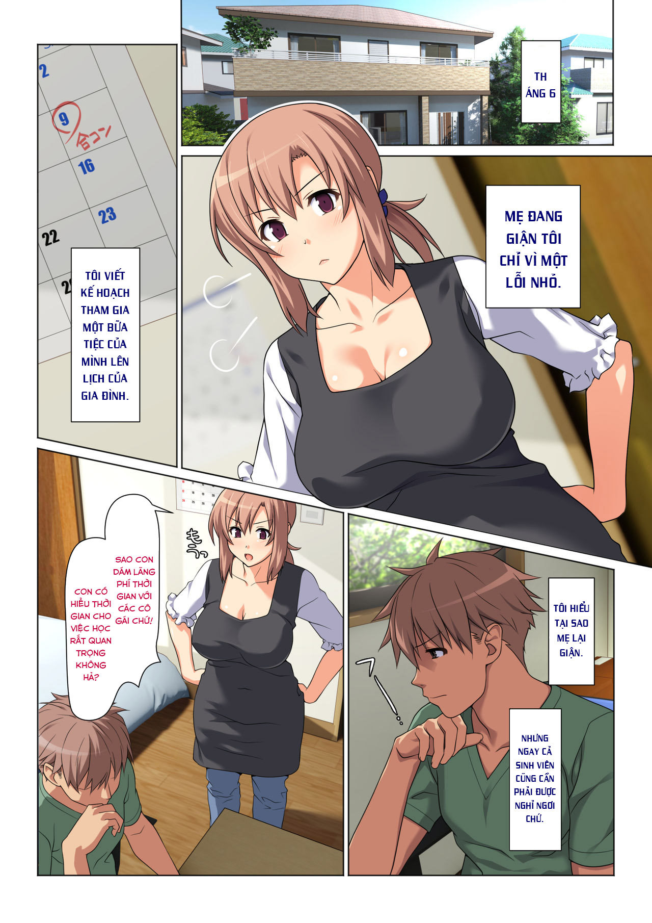 Đọc truyện hentai His Mother gets him off every day as long as his grades improve - Oneshot-1