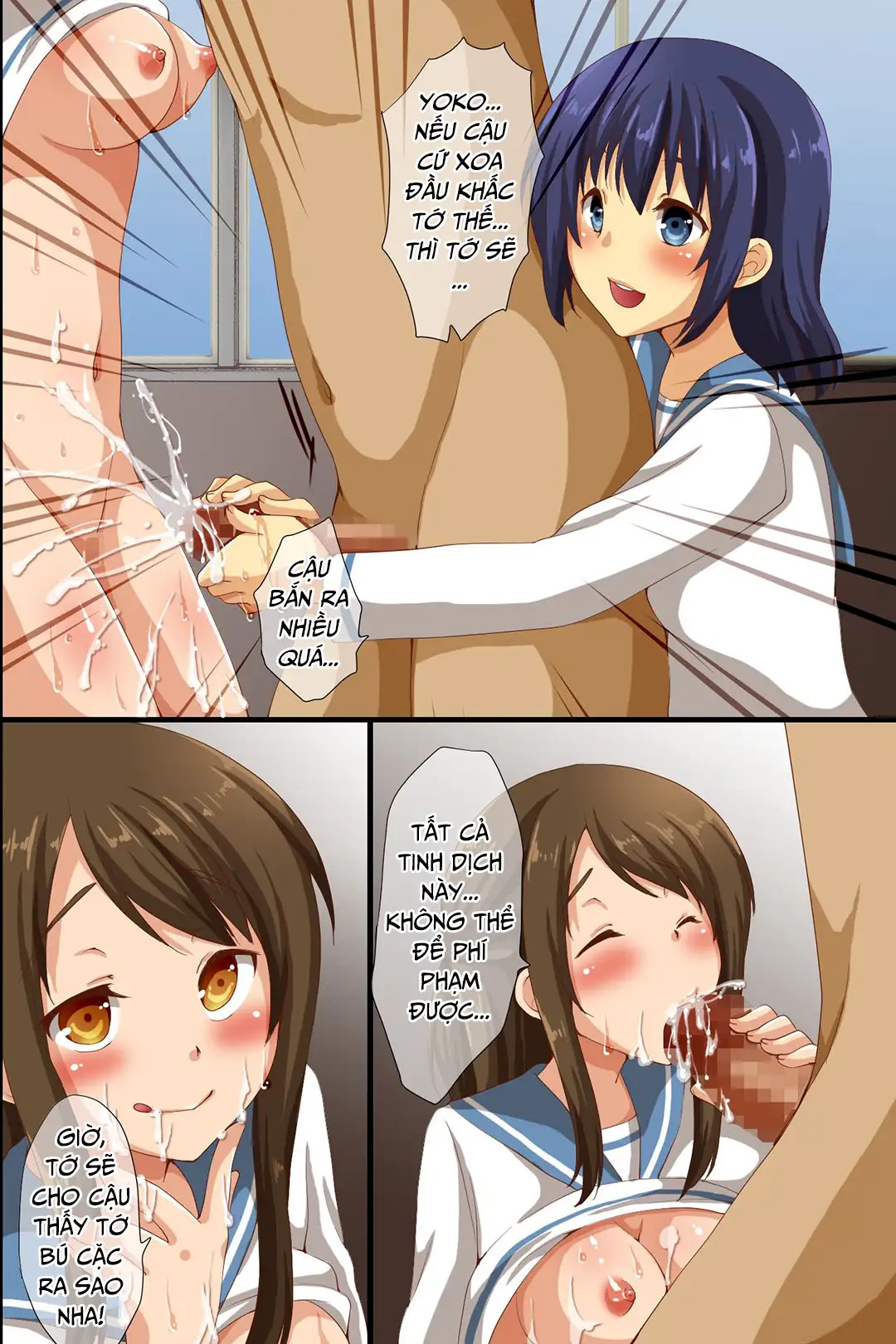 Đọc truyện hentai Thống trị cả ngôi trường - Mọi người đều bị thôi miên - Chap 2A