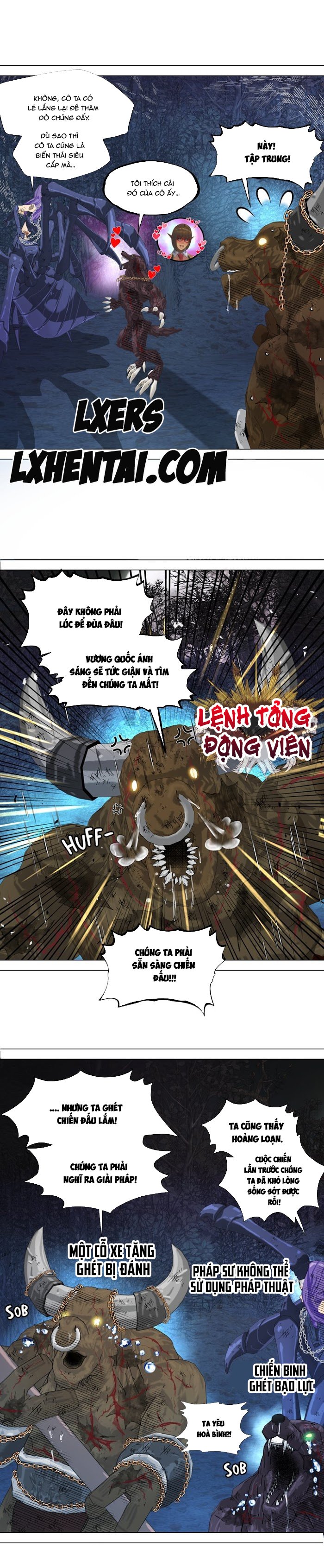 Đọc truyện hentai Nữ Hoàng Dark Elf Và Nô Lệ Orc - Chap 6