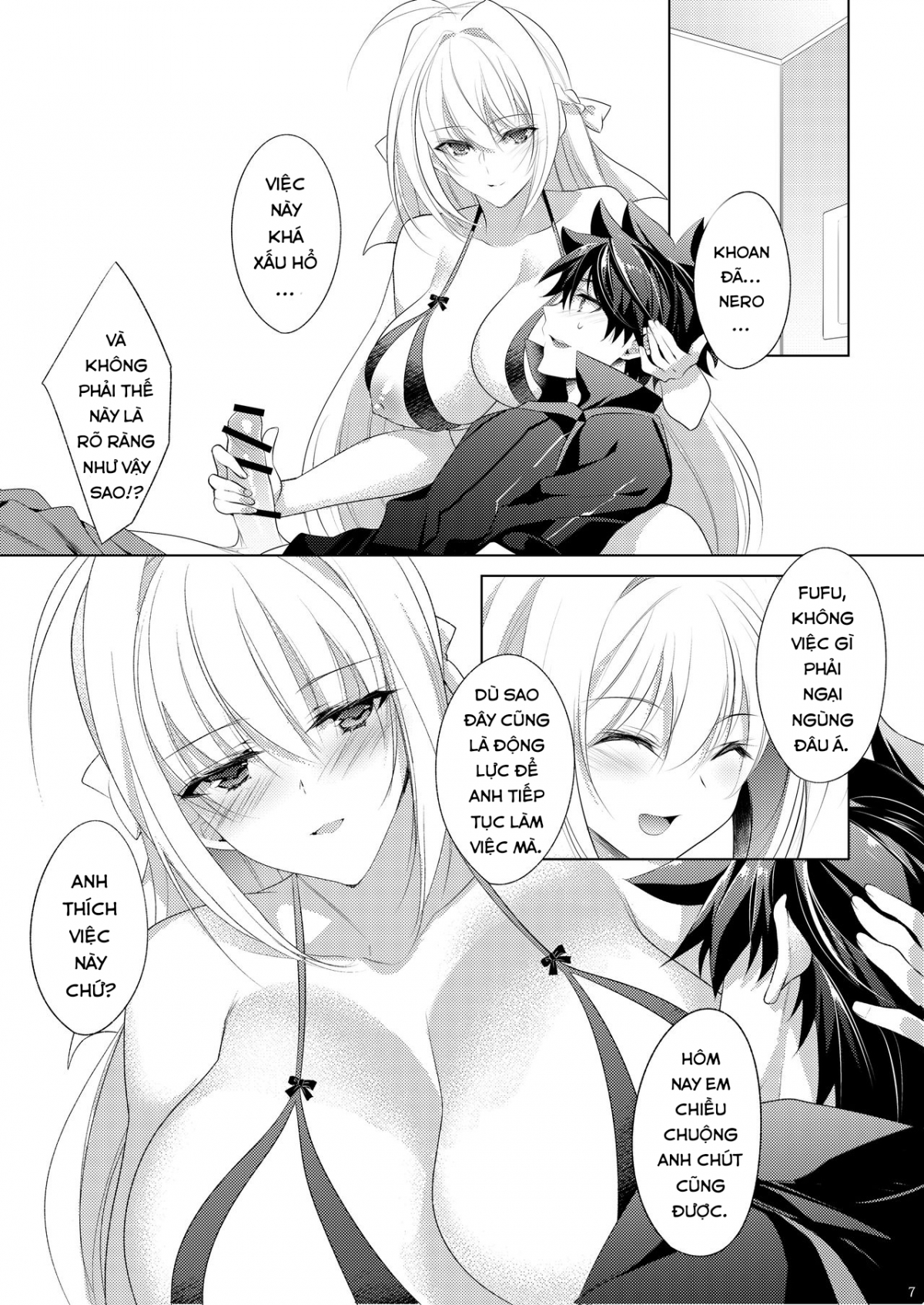 Đọc truyện hentai Nero-chama sẽ giúp anh vui vẻ. - Oneshot