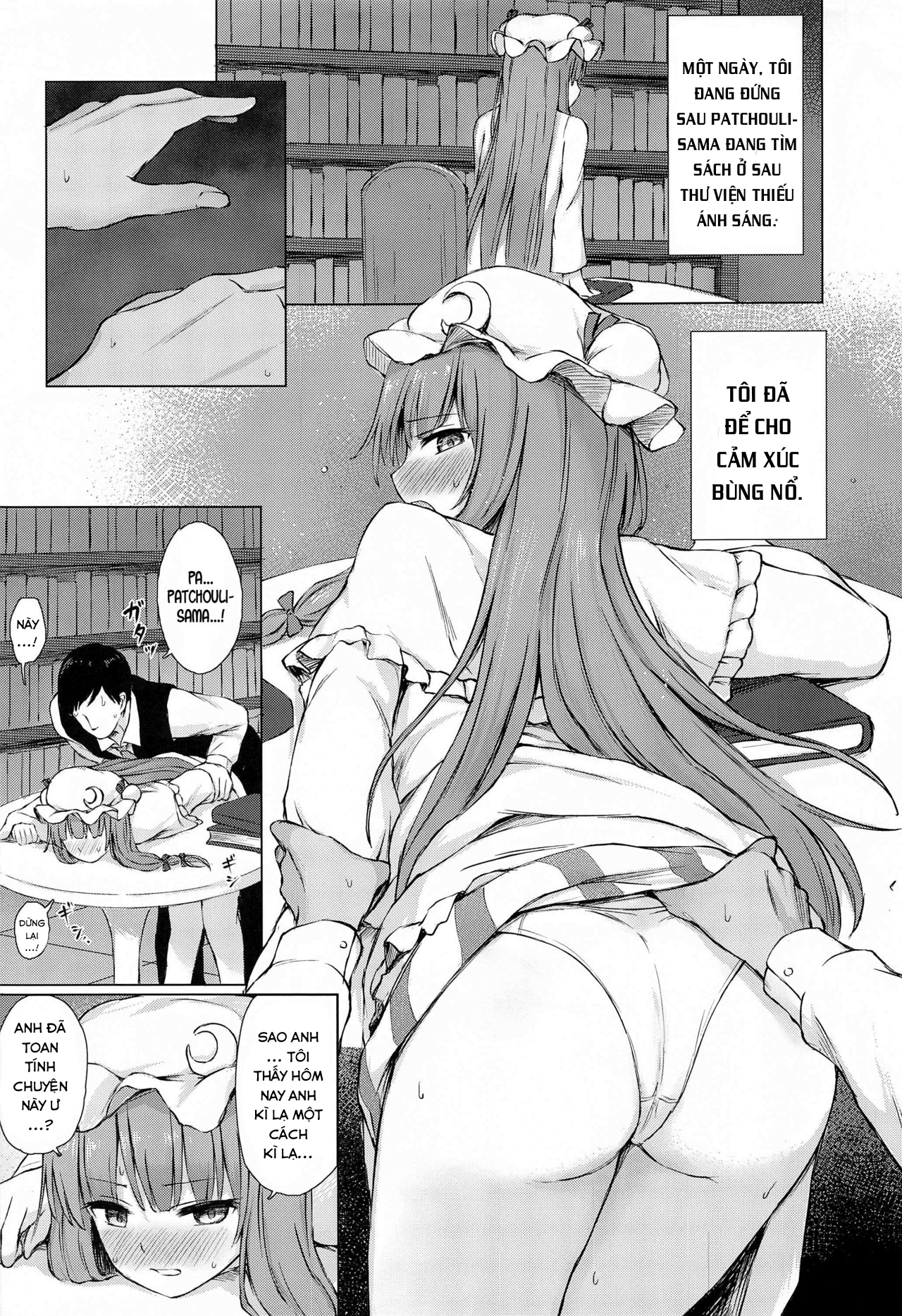 Đọc truyện hentai Patchouli Knowledge Kaihatsu Kiroku (Touhou Project) - Oneshot
