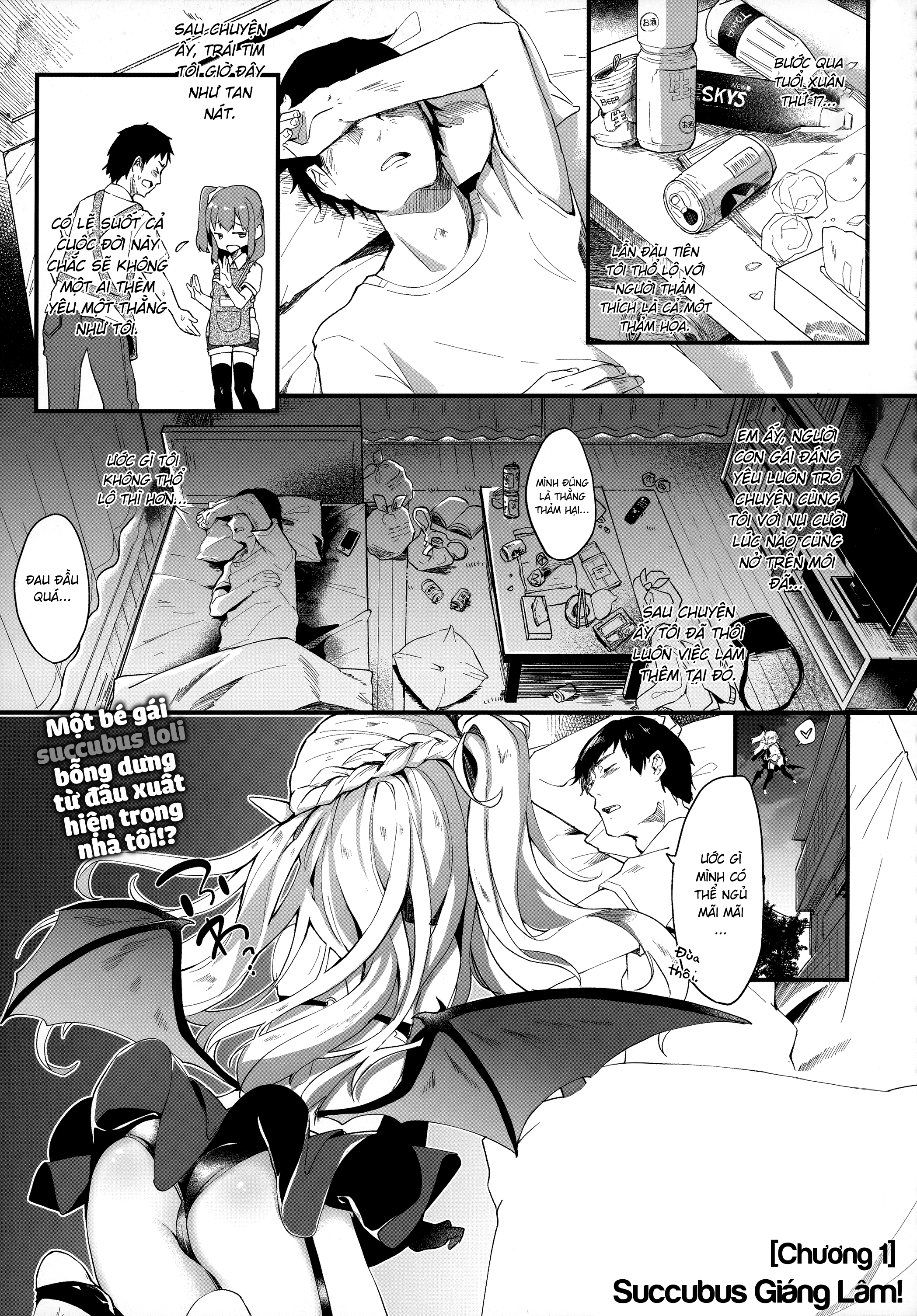 Đọc truyện hentai Nô Lệ Của Tiểu Succubus - Chap 1