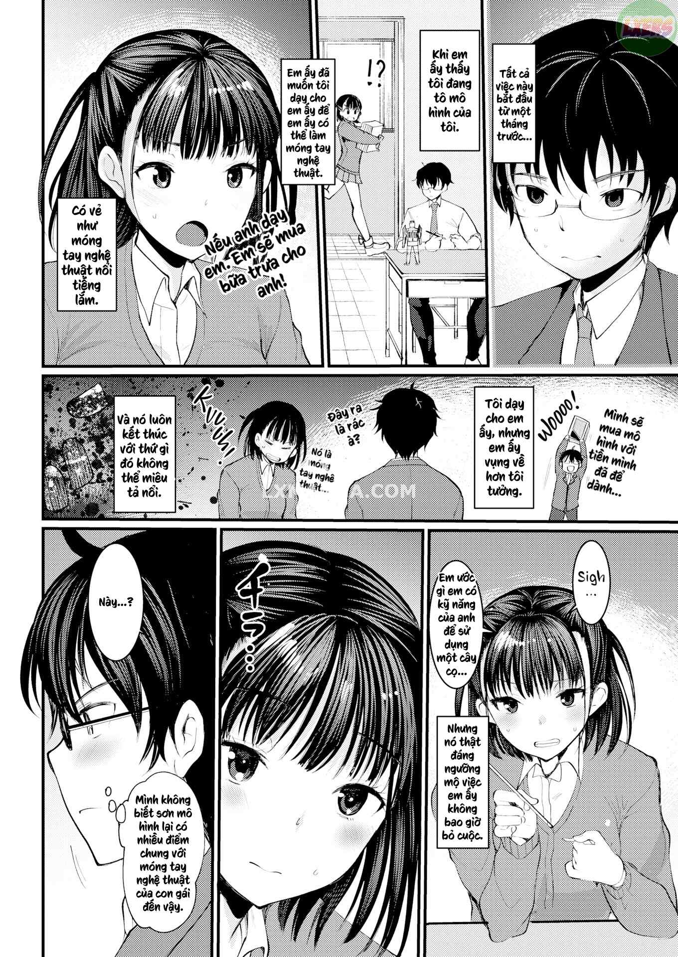 Đọc truyện hentai Mitsuhashi vụng về - Oneshot