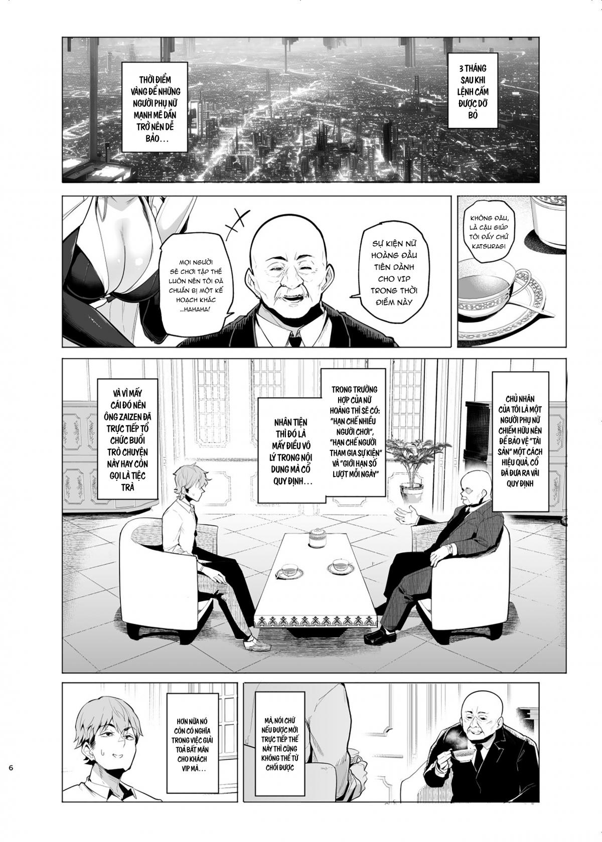 Đọc truyện hentai Nữ hoàng và mệnh lệnh không thể coi thường - Oneshot