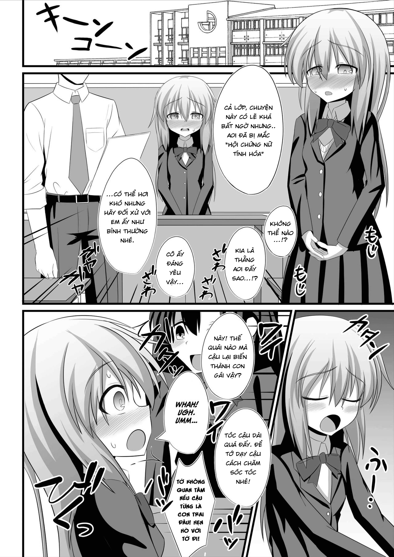 Đọc truyện hentai TS Mesu Ochi ~Onnanoko ni Sarete Love Love Yuri Sex~ - Oneshot