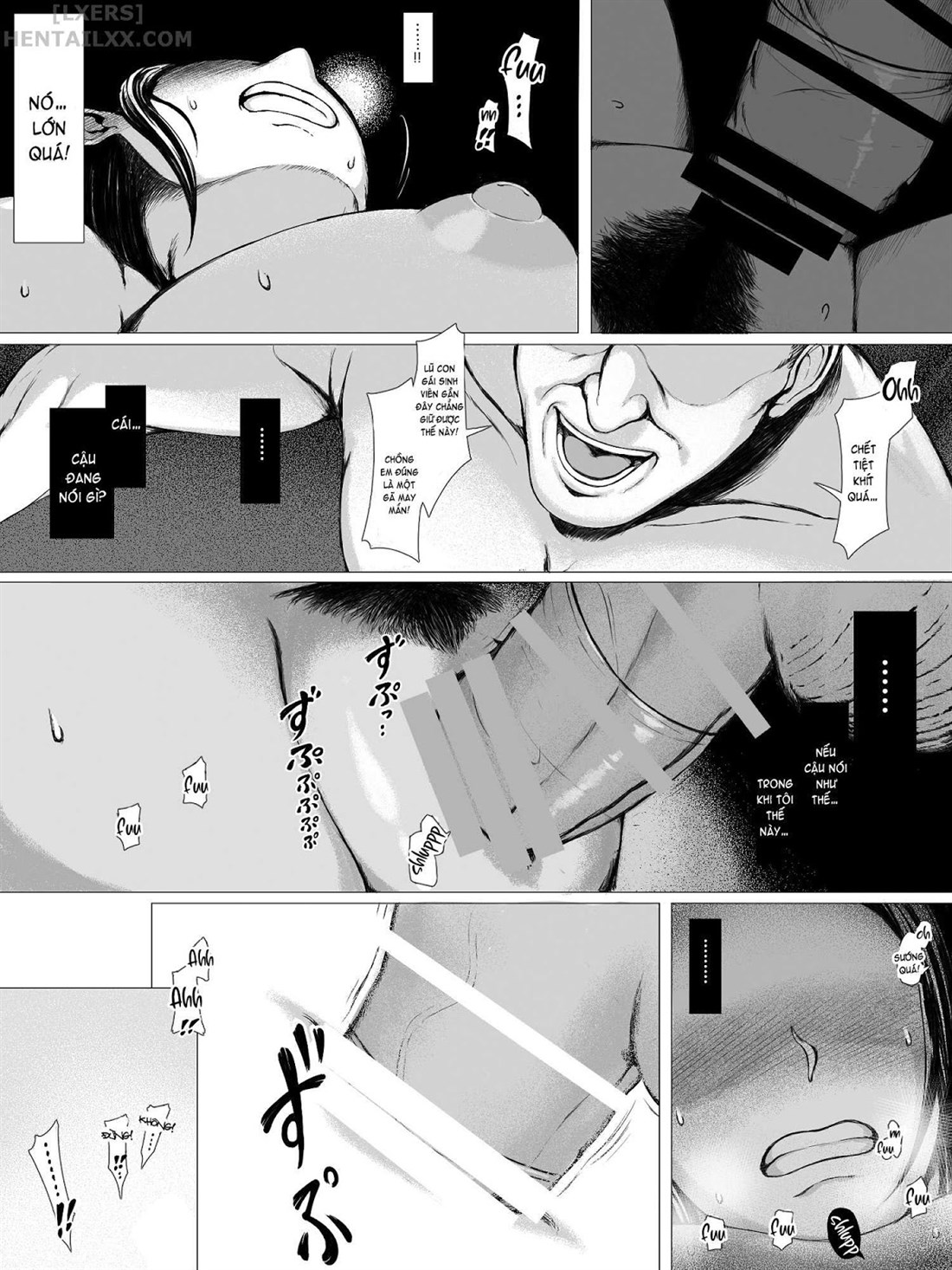 Đọc truyện hentai Hahagui Ottori Okaasan ga Toshishita Yarichin ni Nerawareru Toki - Chap 1B