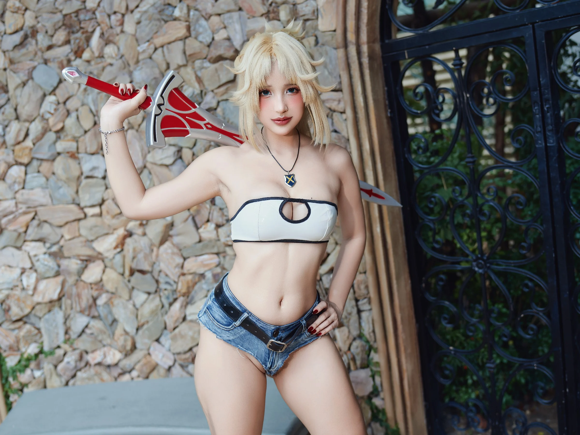Đọc truyện hentai Tuyển tập Albums siêu phẩm Cosplay - Chap 1005 - Puypuy (Puypuychan) cosplay Mordred - FateGrand Order