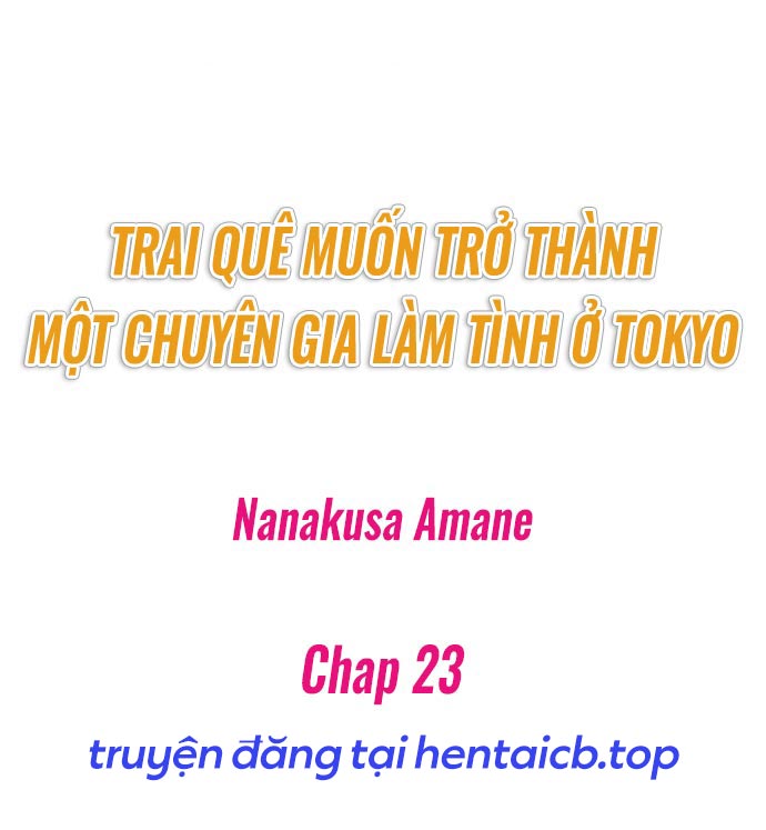 Đọc truyện hentai Hành Trình Thành Thánh Chịch Tokyo - Chap 23
