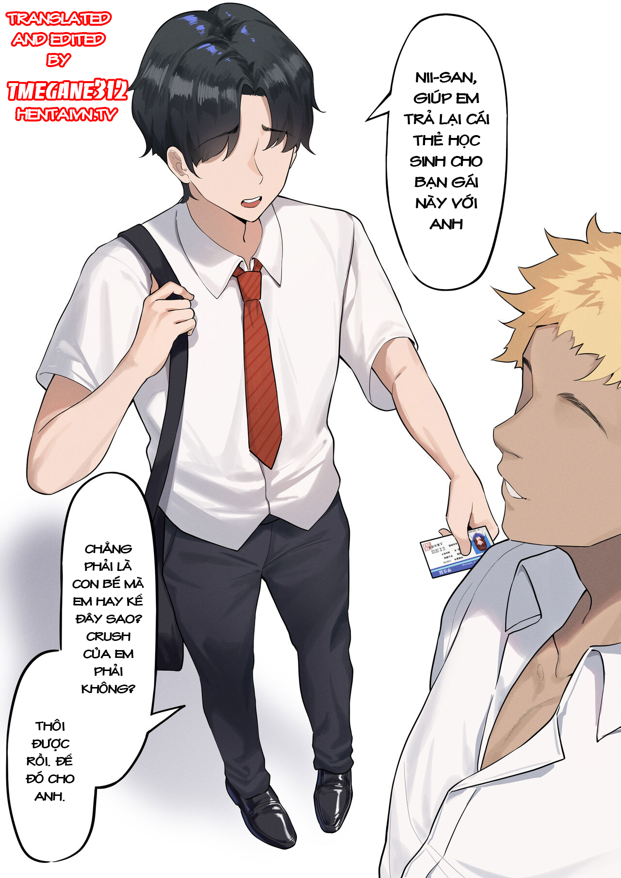 Đọc truyện hentai Người Anh Trai Tốt Bụng Test Hàng Giùm Cậu Em! - Oneshot