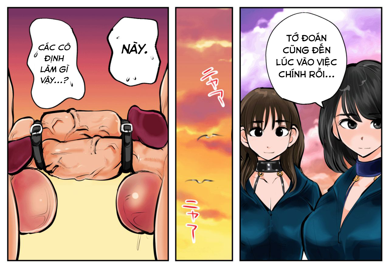 Đọc truyện hentai Kinkeri Kyosei in Beach - Oneshot